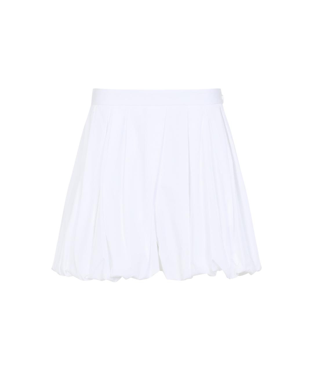 JIL SANDER Белые хлопковые шорты, фото 1