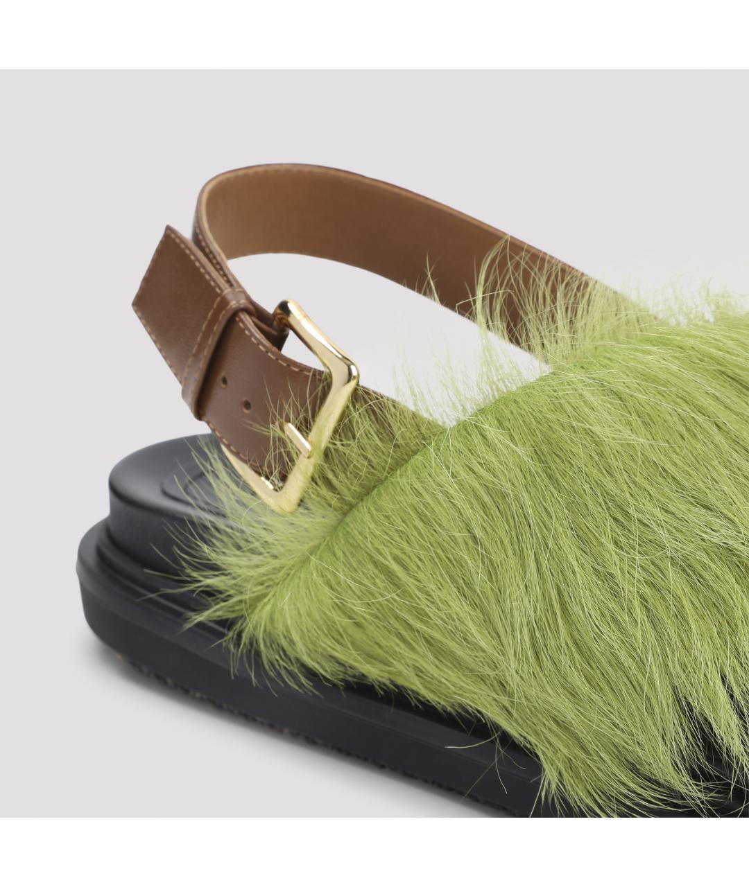 MARNI Мульти кожаные сандалии, фото 4