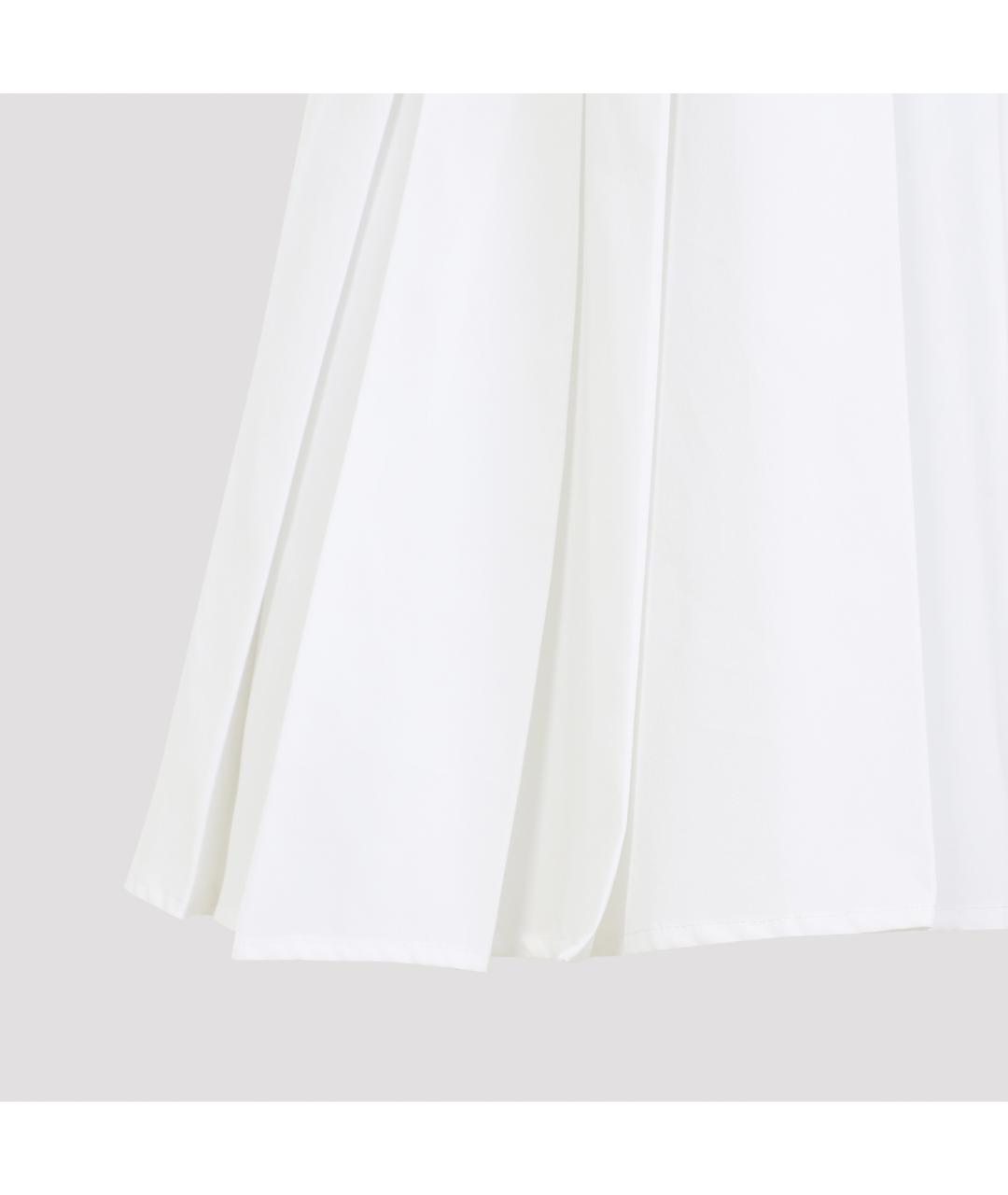 JIL SANDER Белая хлопковая блузы, фото 4