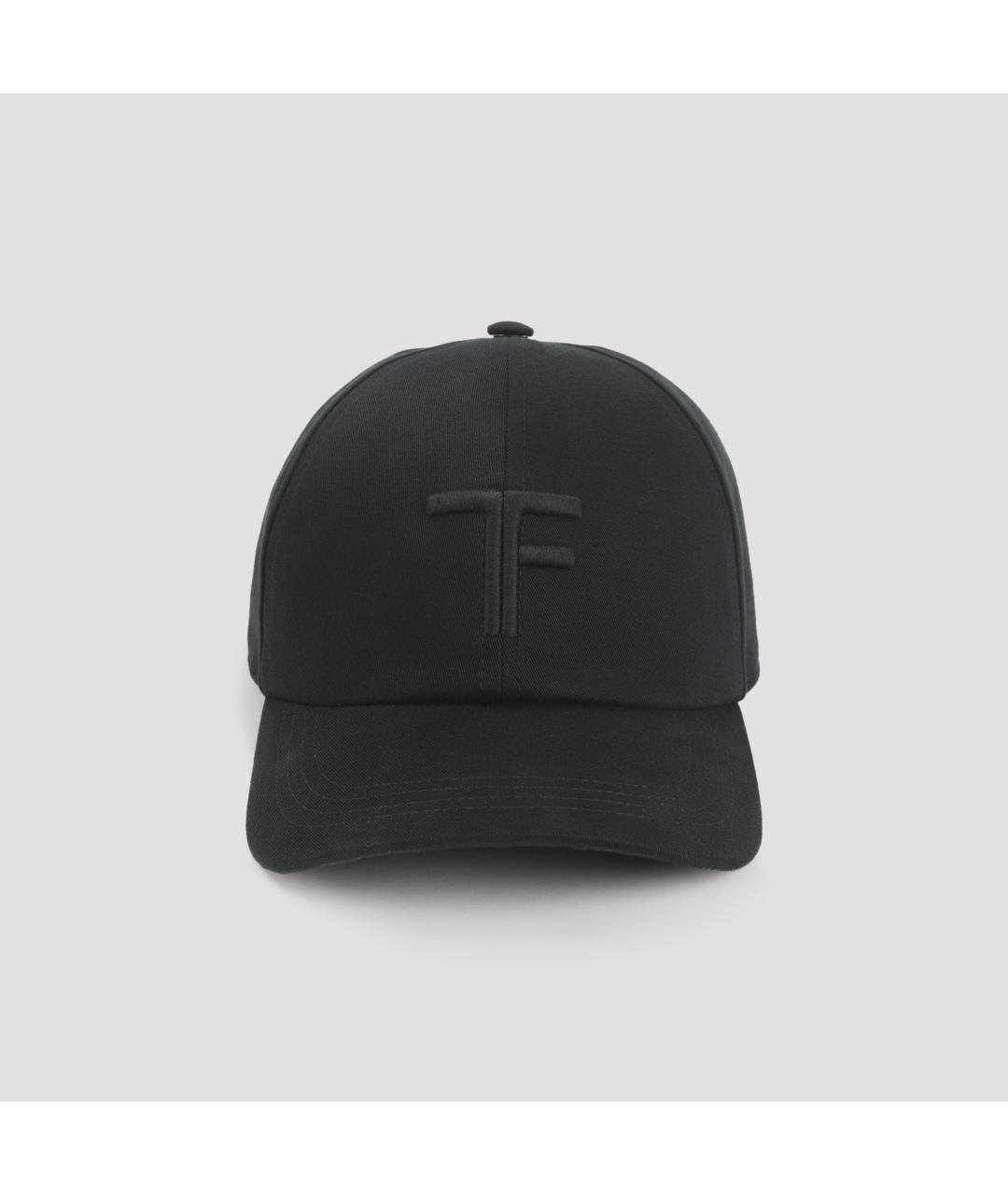 TOM FORD Черная хлопковая кепка/бейсболка, фото 2