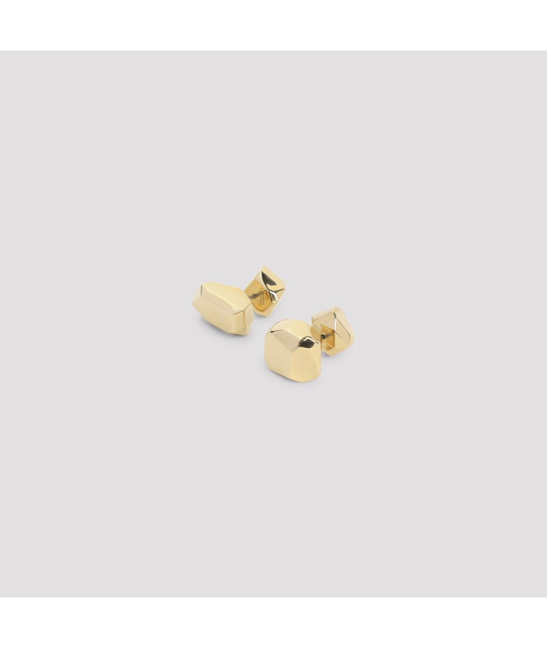 LANVIN Золотые латунные серьги, фото 2