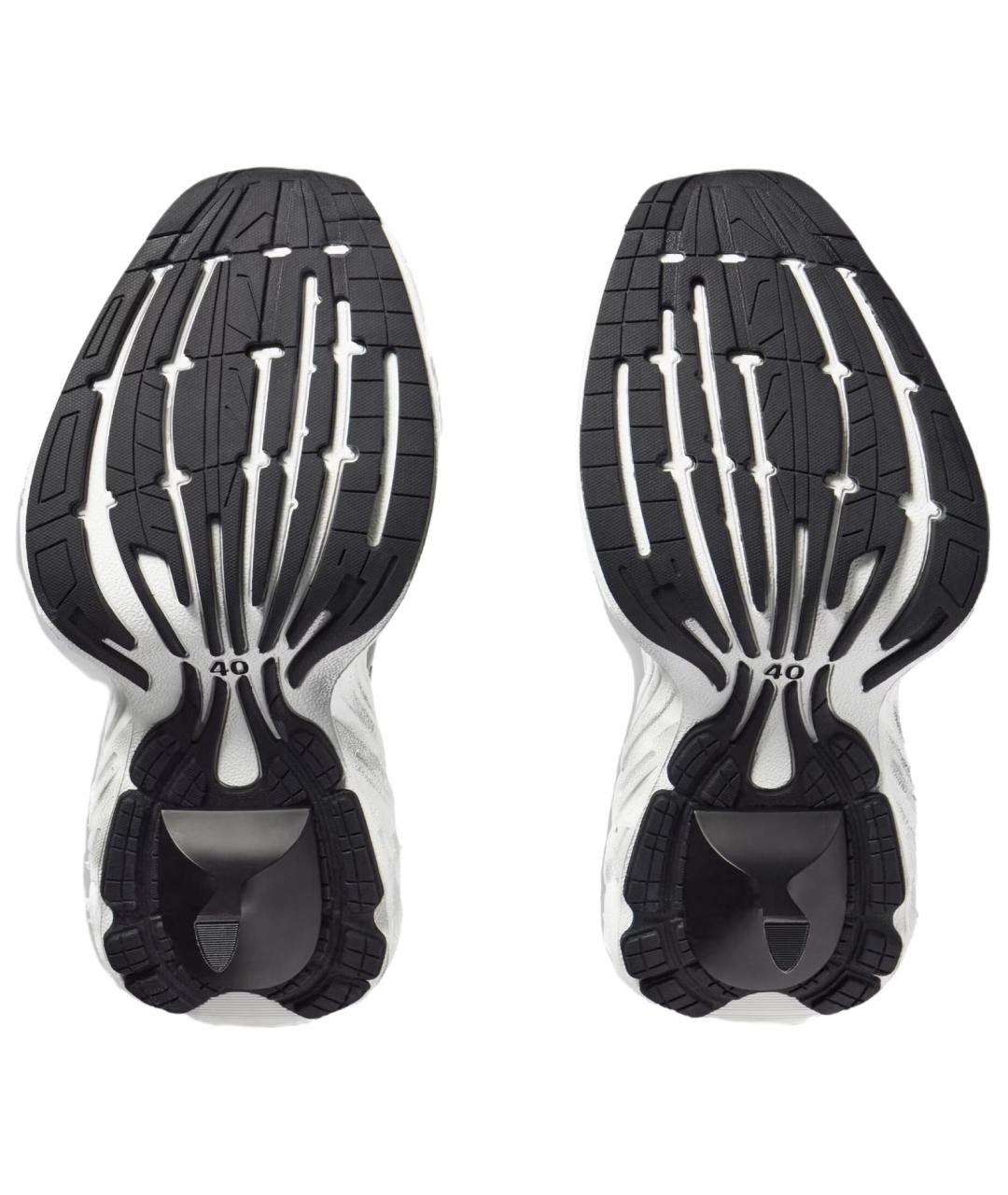 BALENCIAGA Белые кожаные туфли, фото 7