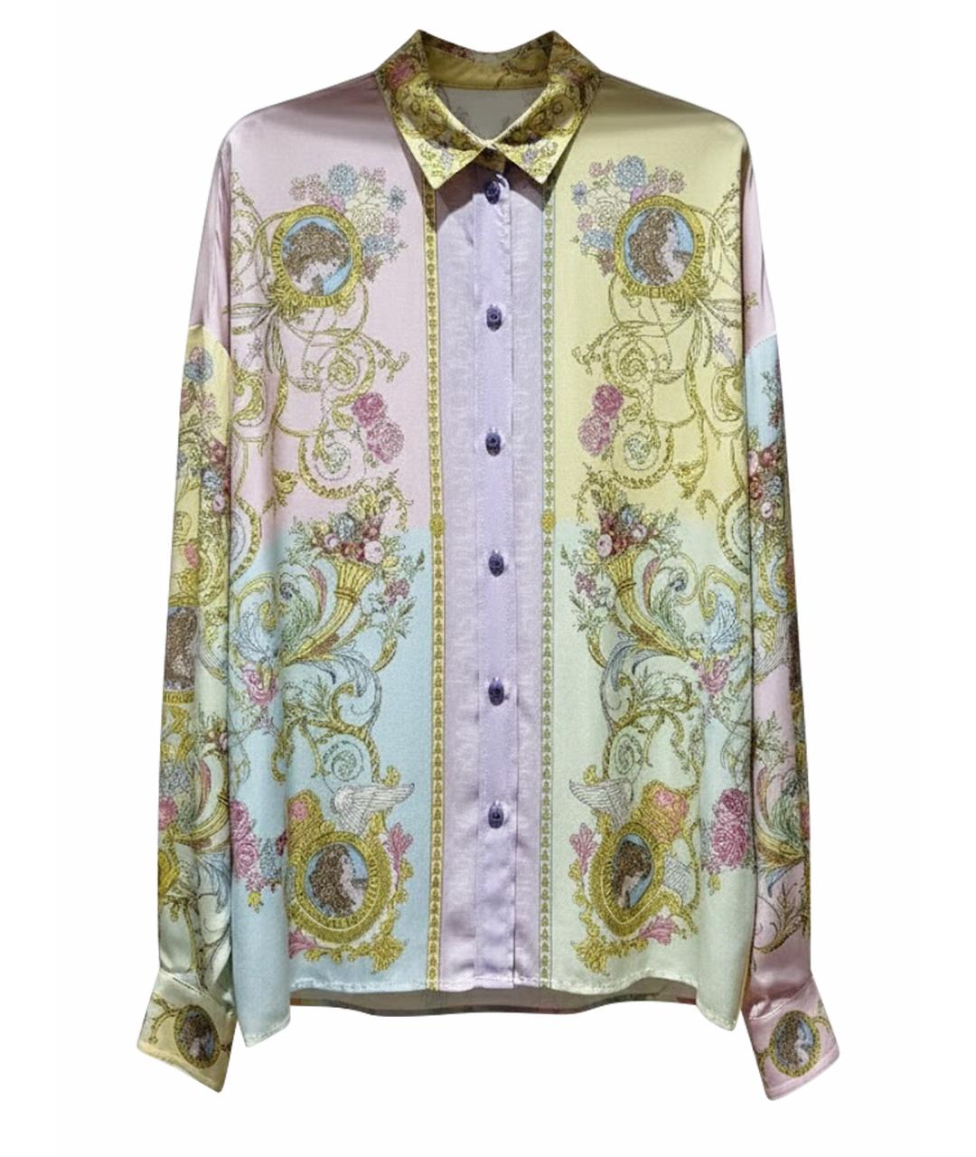 VERSACE JEANS COUTURE Мульти вискозная рубашка, фото 1