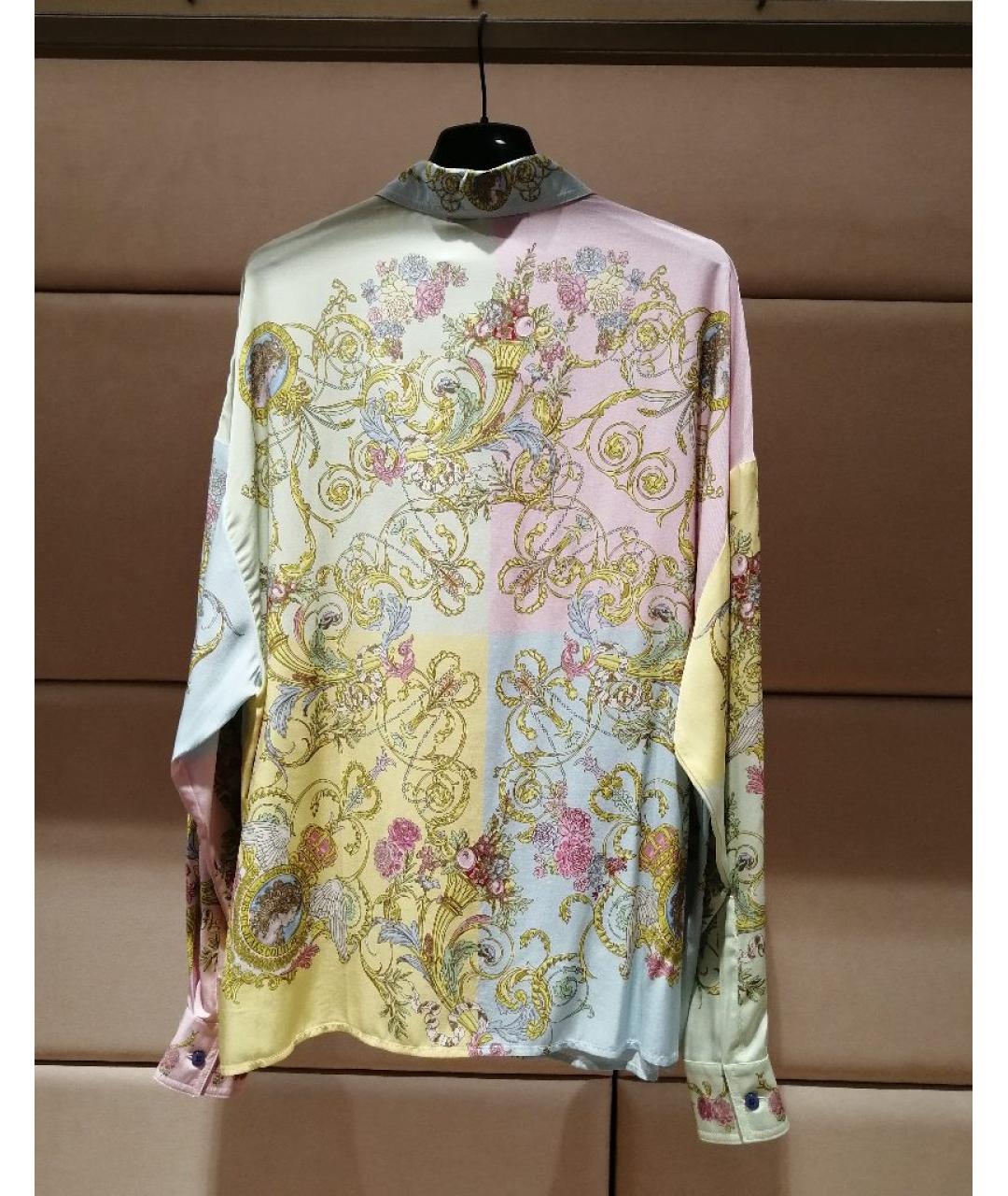 VERSACE JEANS COUTURE Мульти вискозная рубашка, фото 2