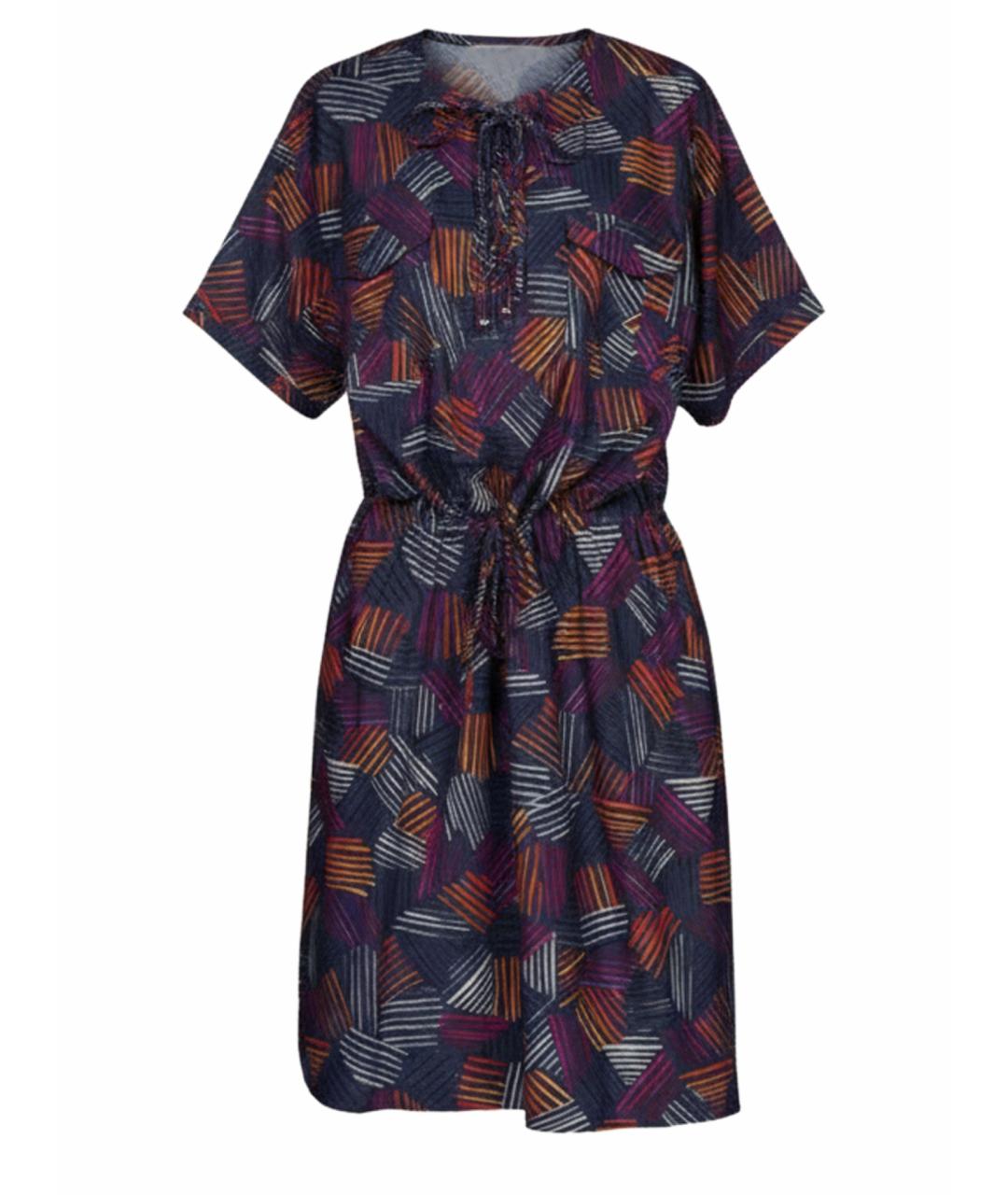 PAUL SMITH Мульти хлопковое повседневное платье, фото 1