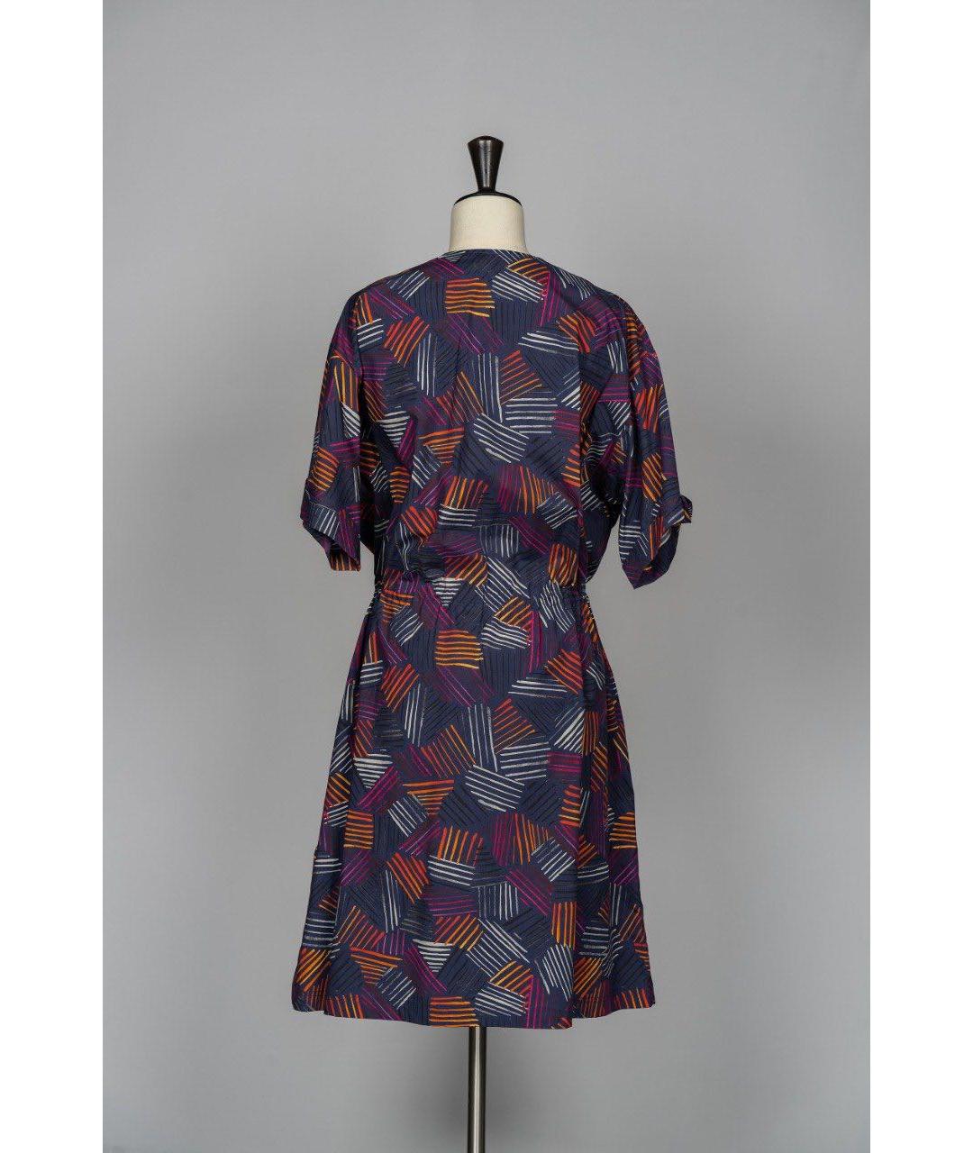 PAUL SMITH Мульти хлопковое повседневное платье, фото 2