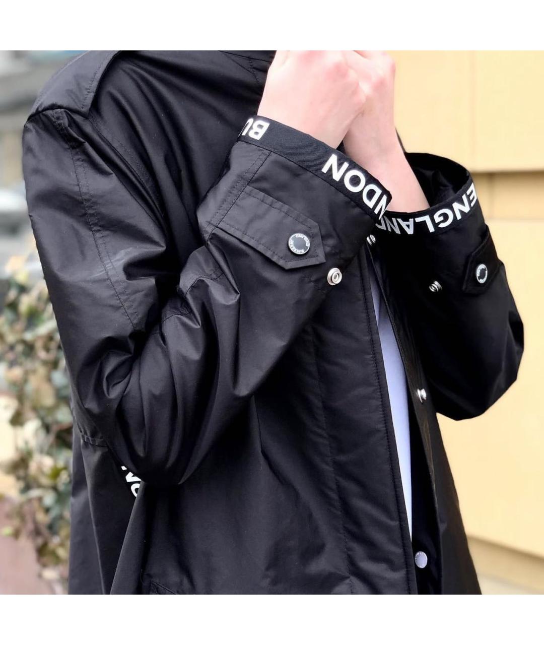 BURBERRY Черный полиамидовый тренч/плащ, фото 4