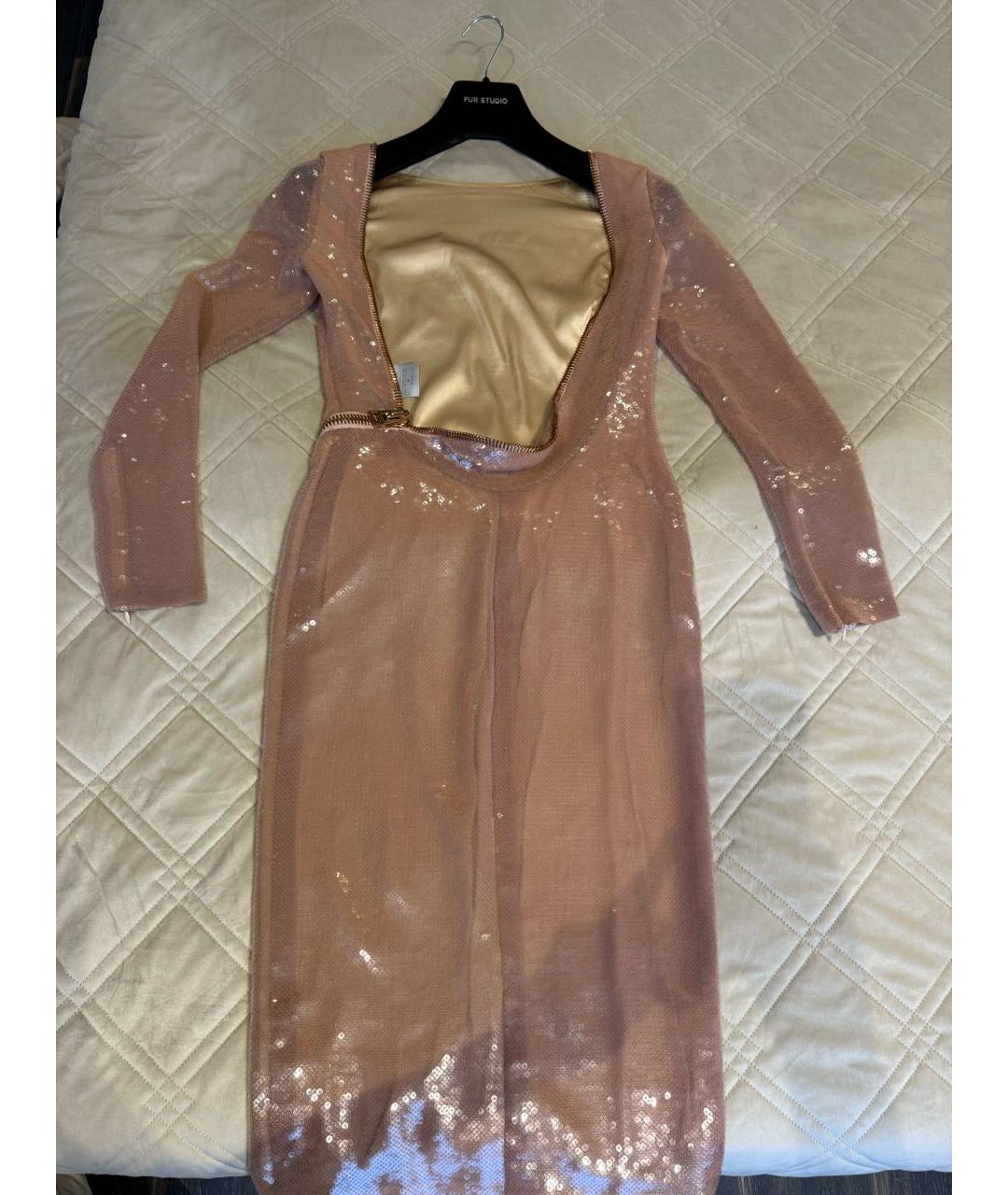 TOM FORD Розовое полиамидовое вечернее платье, фото 2