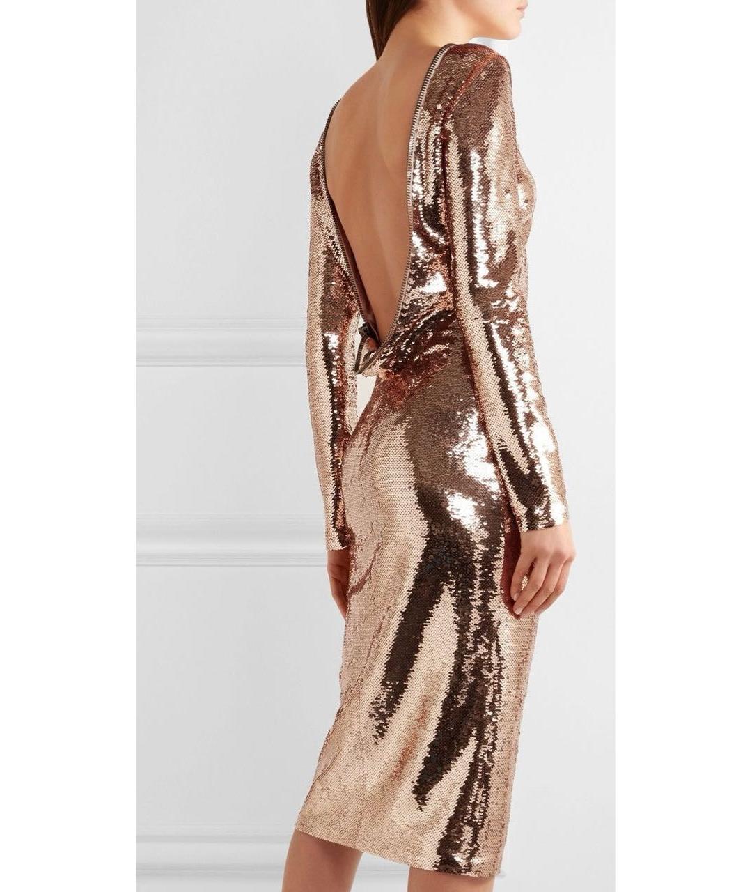 TOM FORD Розовое полиамидовое вечернее платье, фото 7