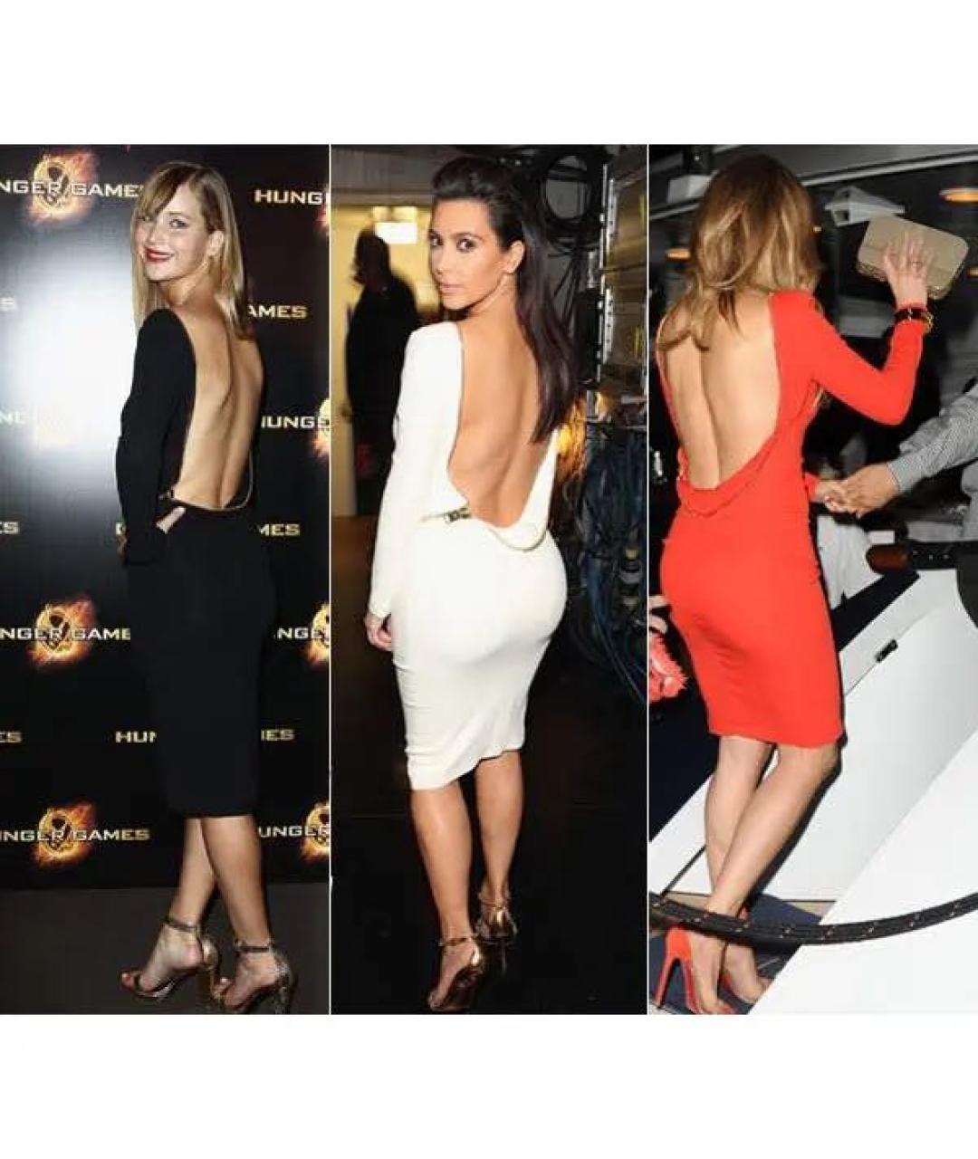 TOM FORD Розовое полиамидовое вечернее платье, фото 8