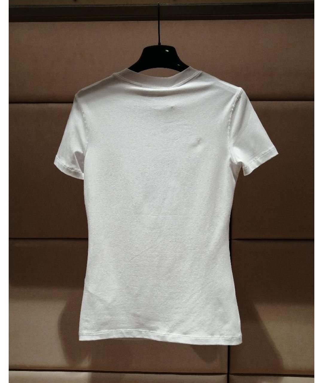 VERSACE JEANS COUTURE Белая хлопковая футболка, фото 2