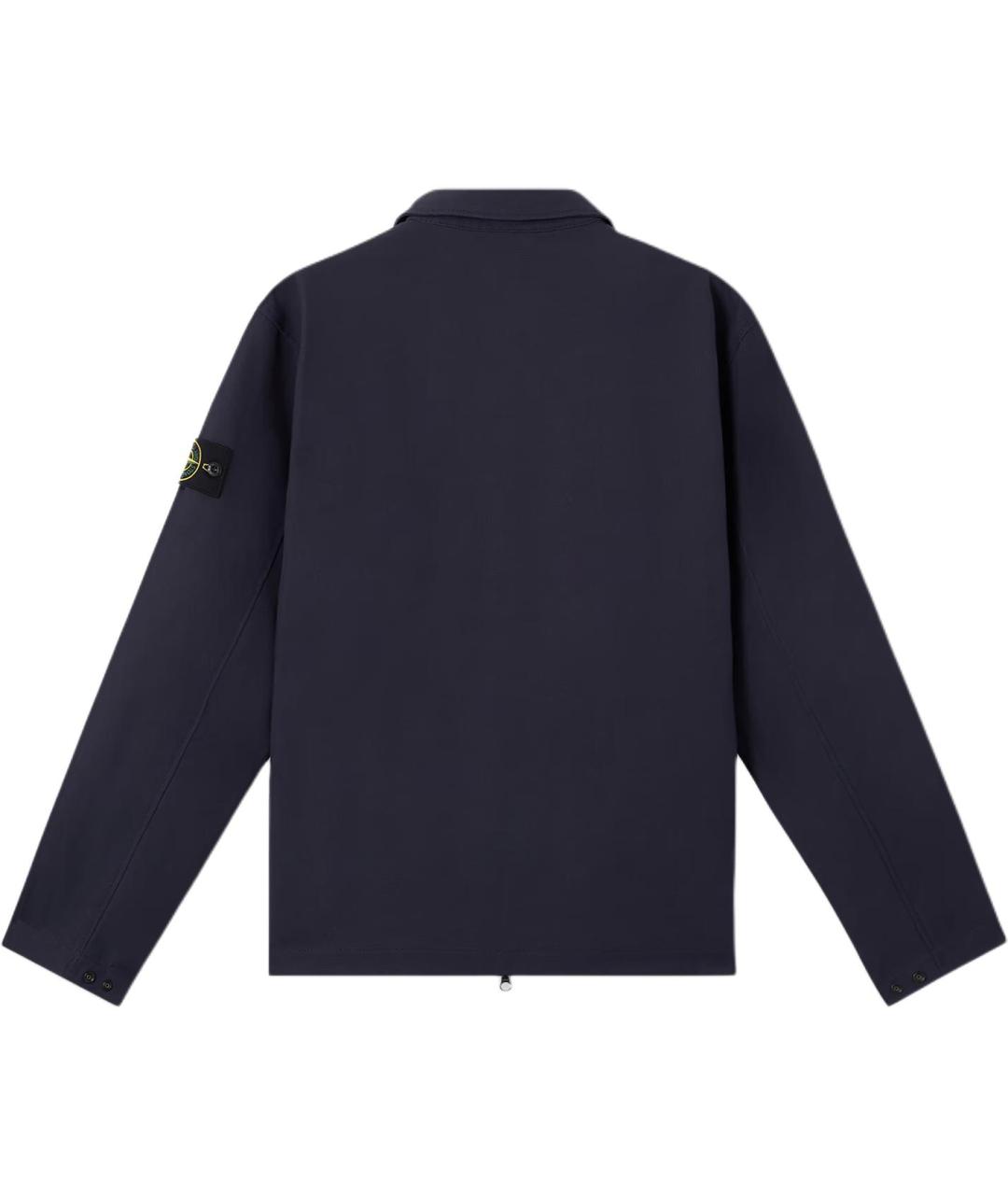 STONE ISLAND Синяя кэжуал рубашка, фото 2