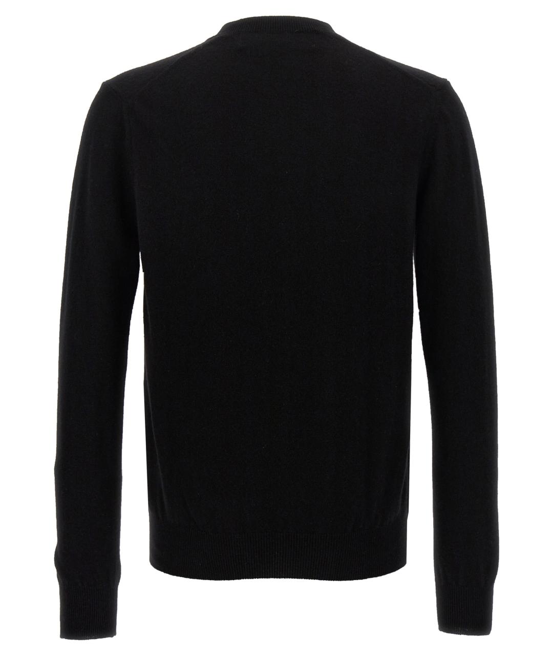 COMME DES GARÇONS PLAY Черный шерстяной кардиган, фото 2