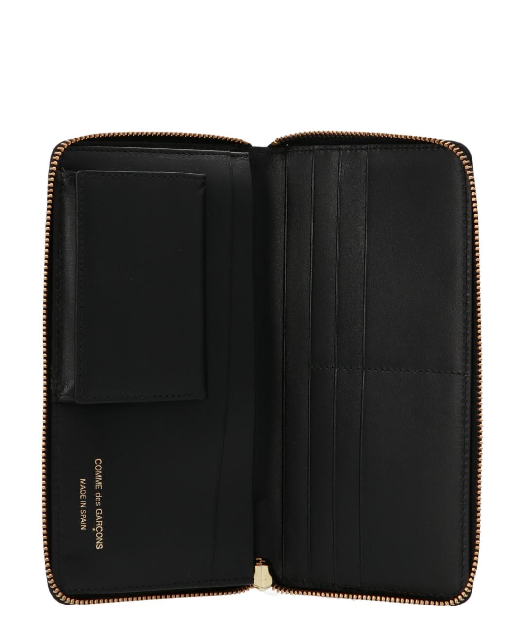 COMME DES GARÇONS WALLET Черный кожаный кошелек, фото 3