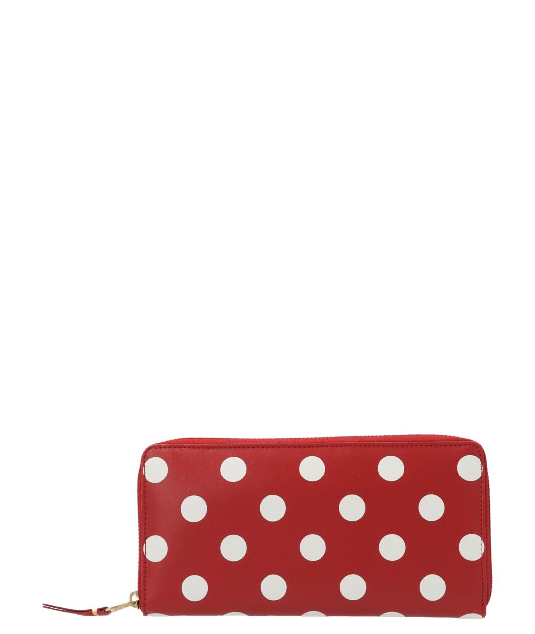 COMME DES GARÇONS WALLET Красный кожаный кошелек, фото 1