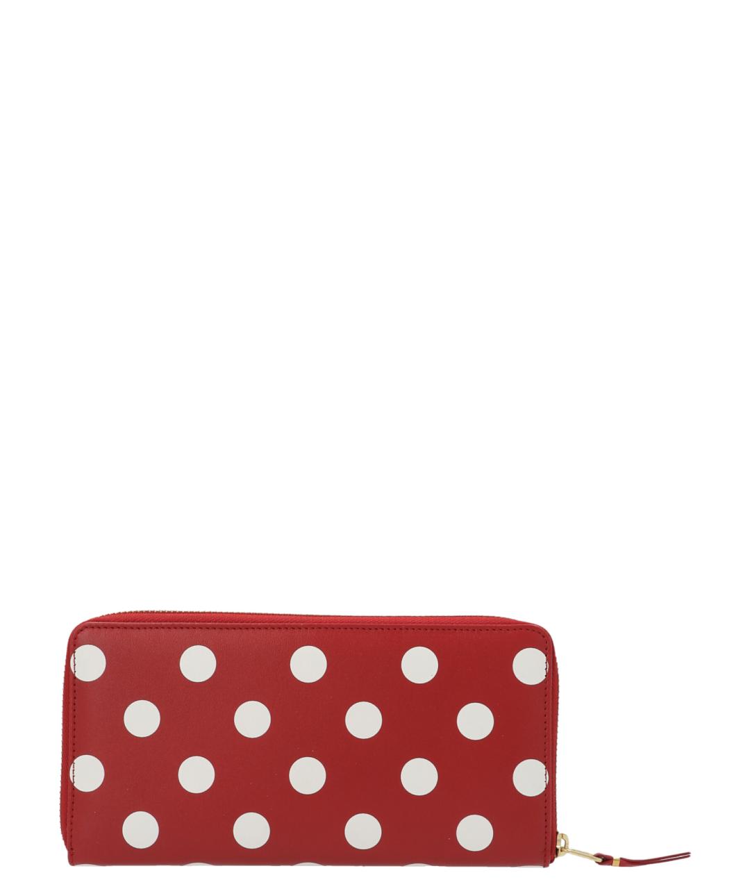 COMME DES GARÇONS WALLET Красный кожаный кошелек, фото 2