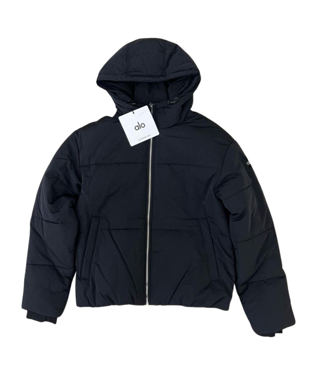 ALO YOGA Черная полиэстеровая куртка, фото 1