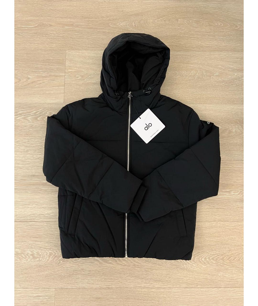 ALO YOGA Черная полиэстеровая куртка, фото 6