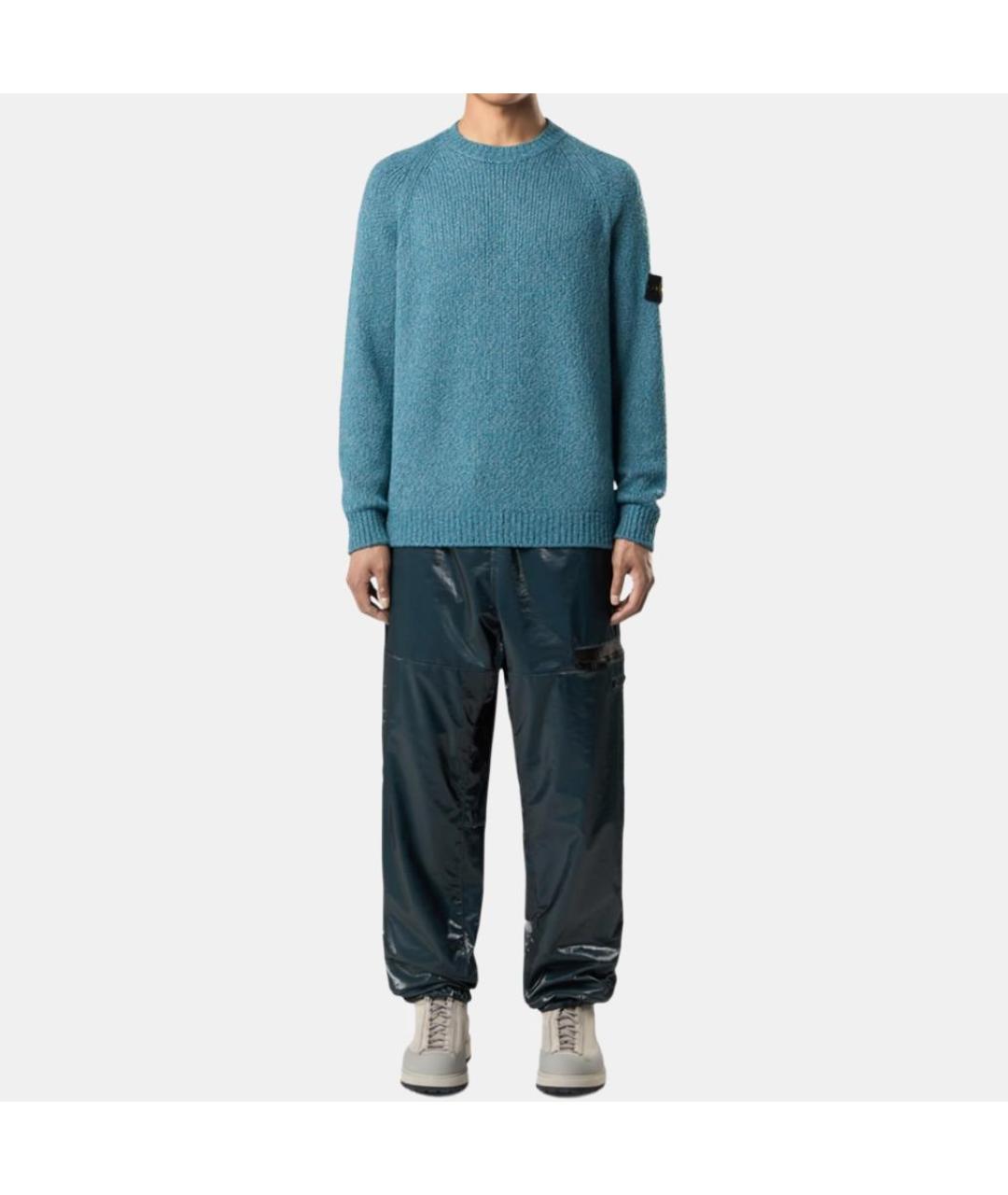 STONE ISLAND Синий джемпер / свитер, фото 2