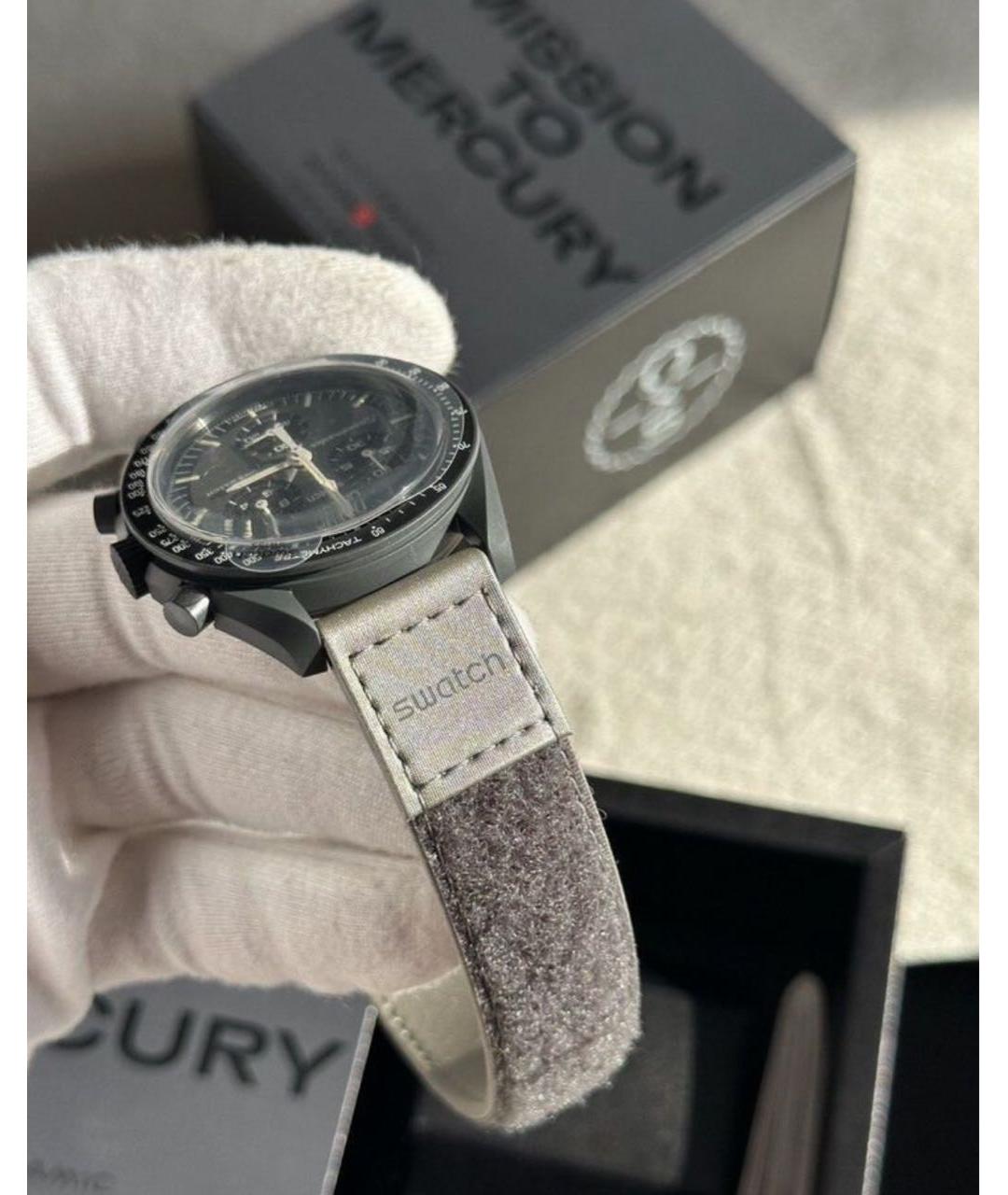 Swatch Антрацитовые керамические часы, фото 4