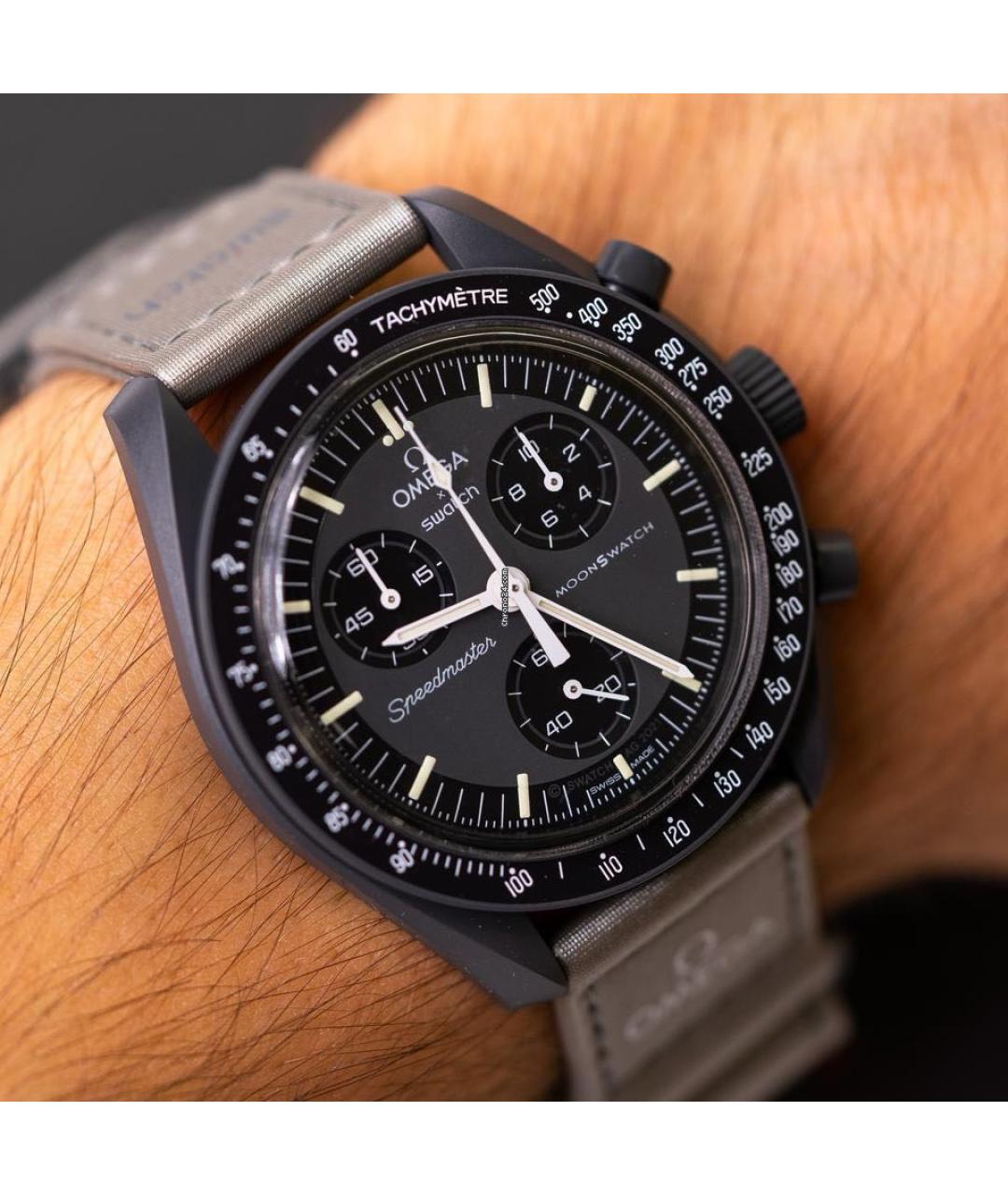 Swatch Антрацитовые керамические часы, фото 7