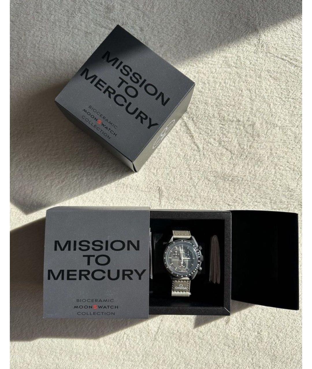 Swatch Антрацитовые керамические часы, фото 5