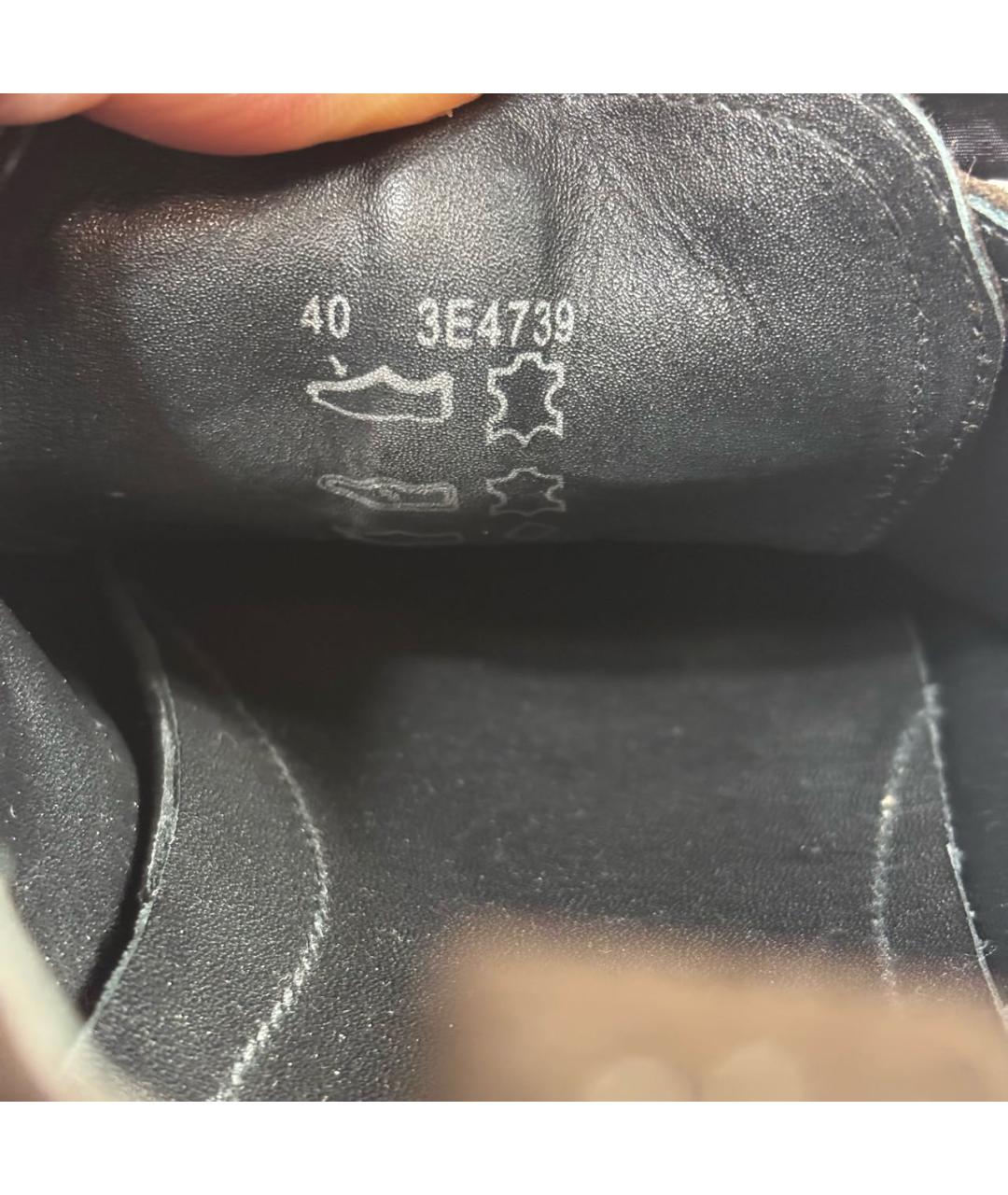 PRADA Коричневые замшевые кеды, фото 6