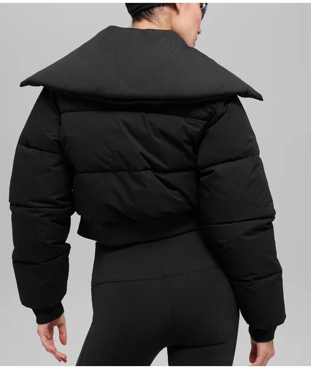 ALO YOGA Черная полиэстеровая куртка, фото 2