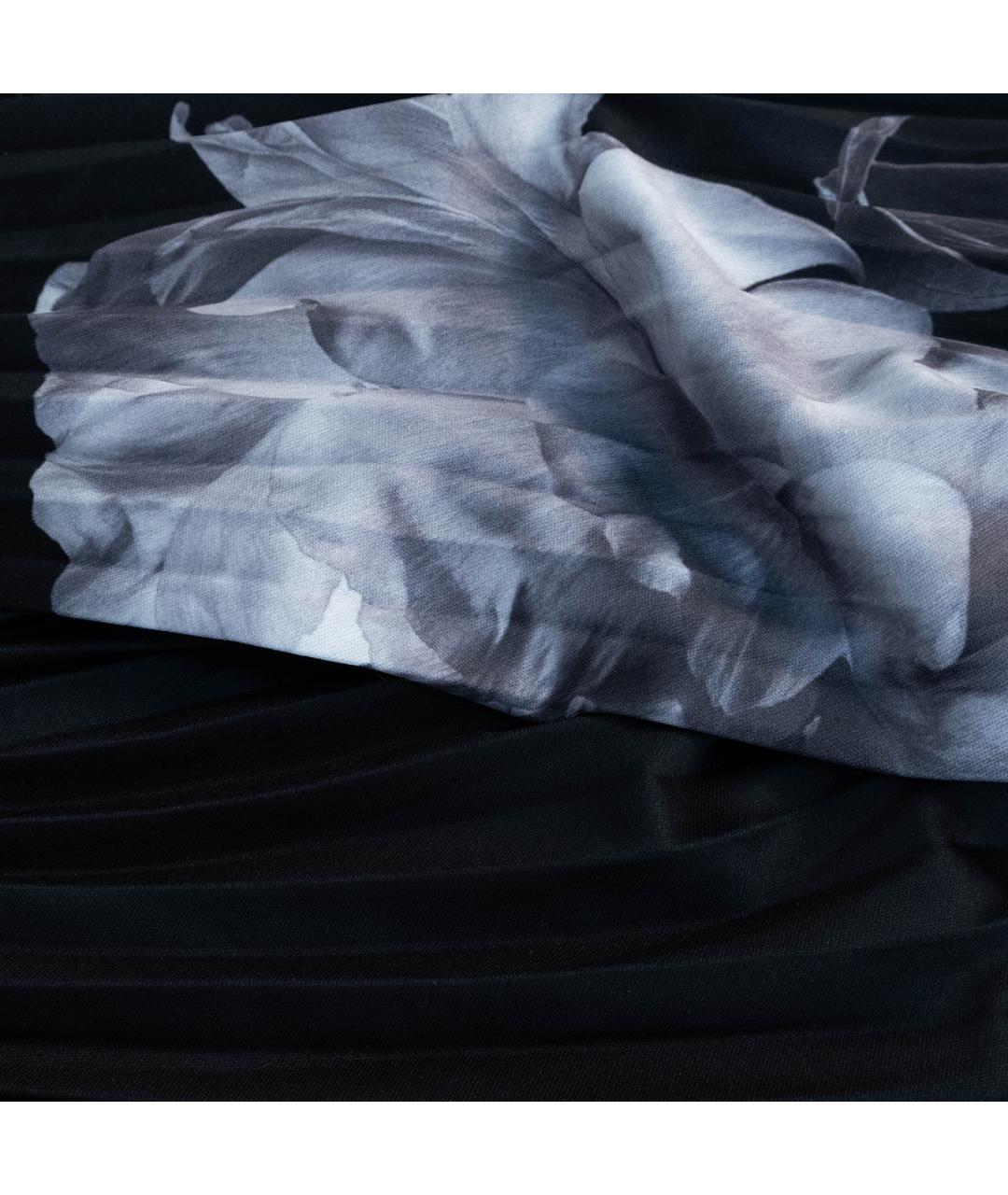 VALENTINO Черная полиэстеровая юбка миди, фото 5