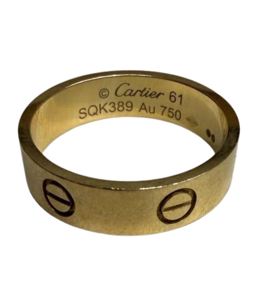 CARTIER Золотое кольцо из желтого золота, фото 1
