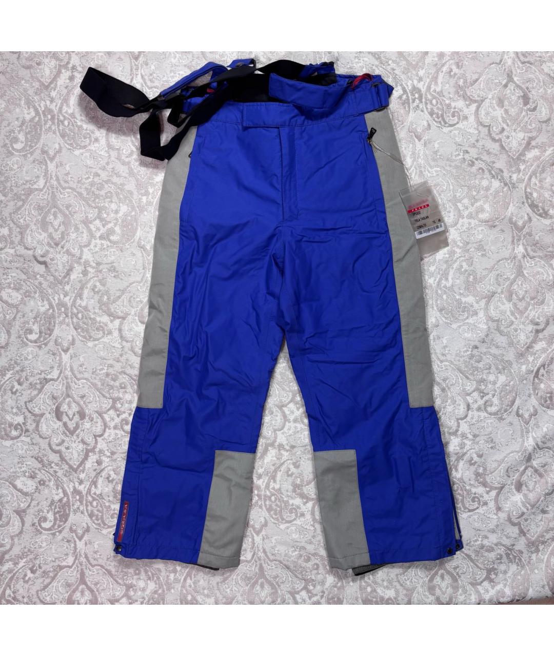 PRADA Синий полиэстеровый комбинезон, фото 9