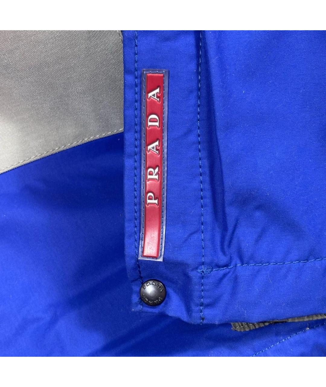 PRADA Синий полиэстеровый комбинезон, фото 4