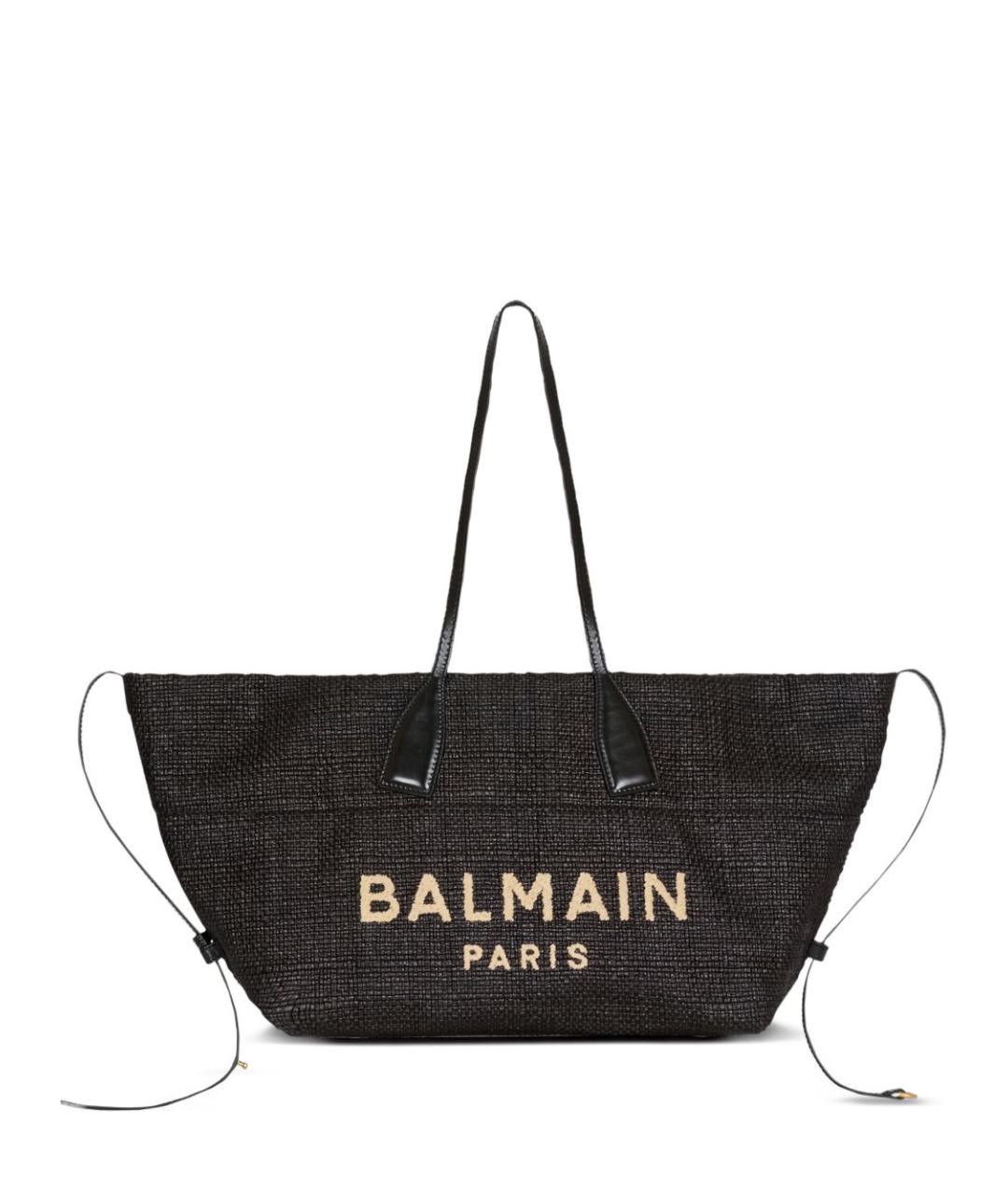 BALMAIN Черная сумка тоут, фото 1