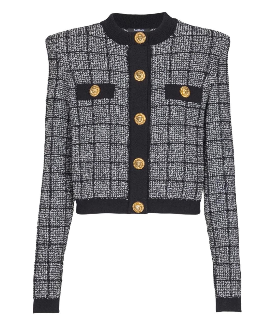 BALMAIN Черный кардиган, фото 1