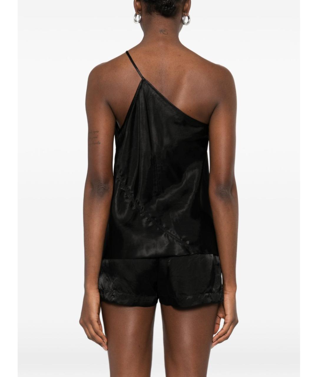 RICK OWENS Черная майка, фото 2