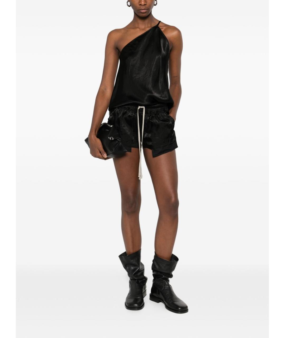 RICK OWENS Черная майка, фото 5