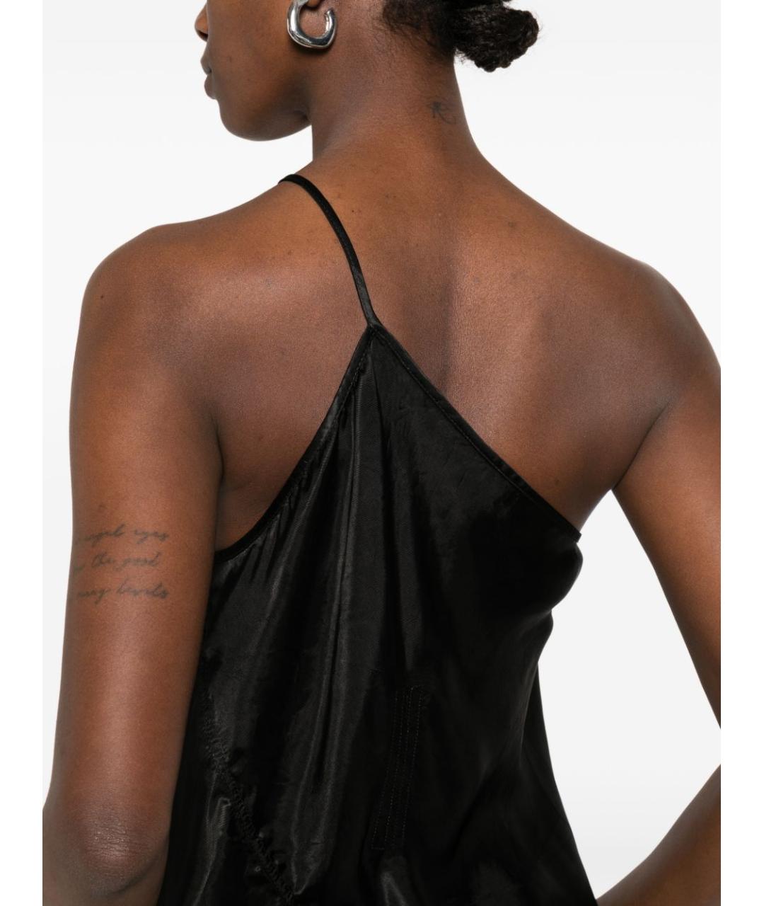 RICK OWENS Черная майка, фото 3