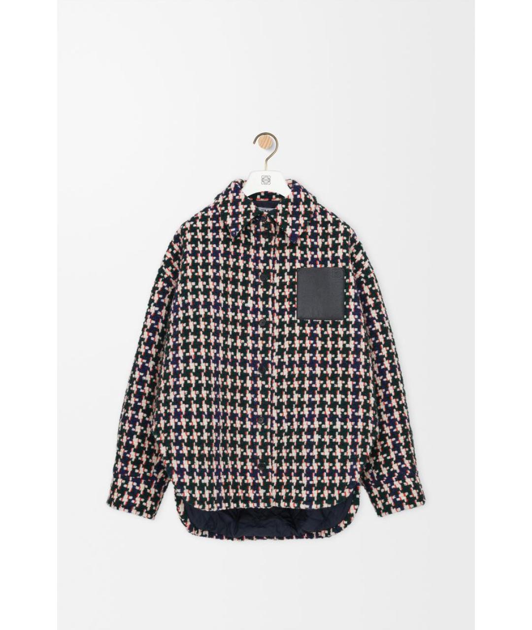 LOEWE Черная шерстяная рубашка, фото 4