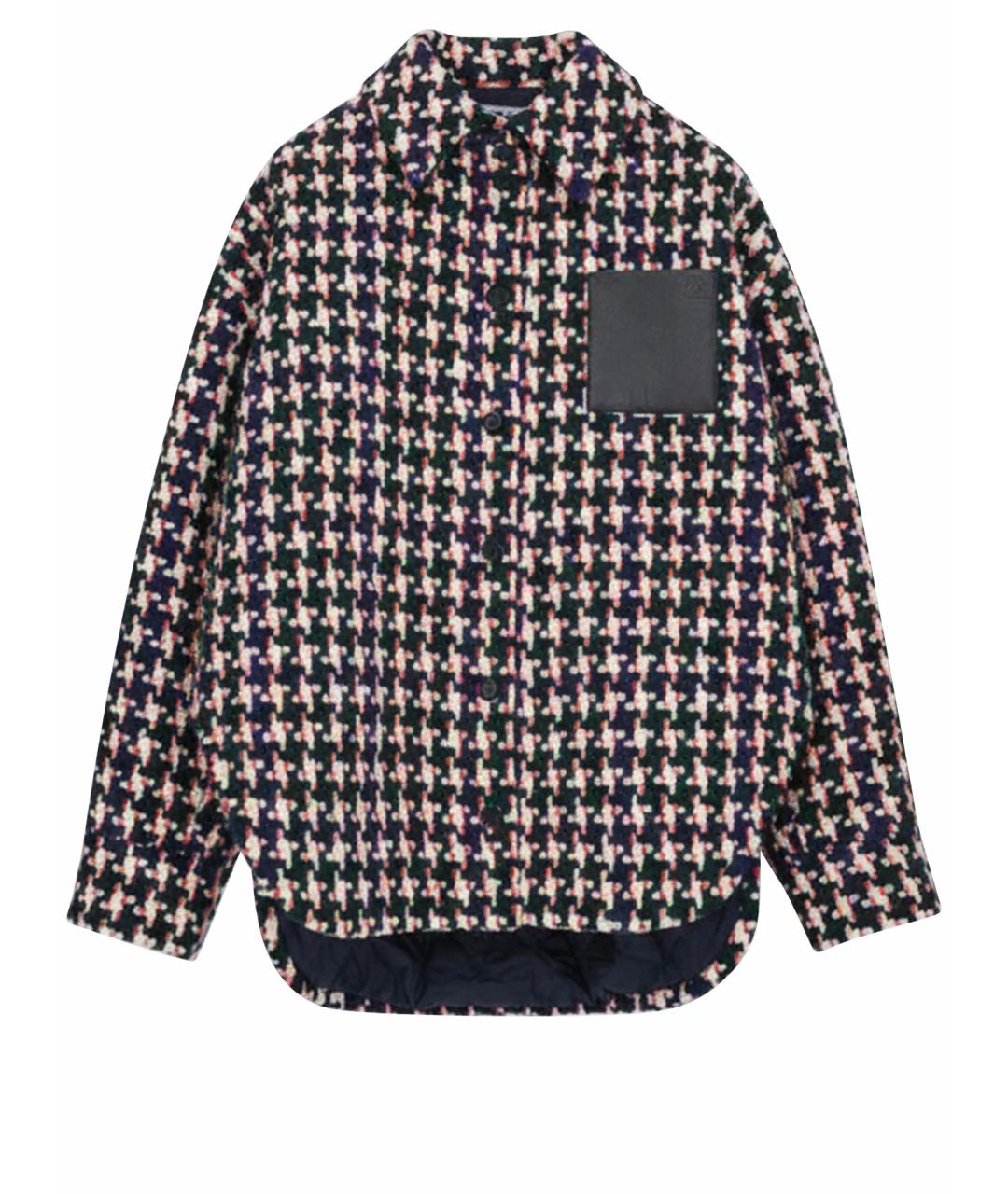 LOEWE Черная шерстяная рубашка, фото 1