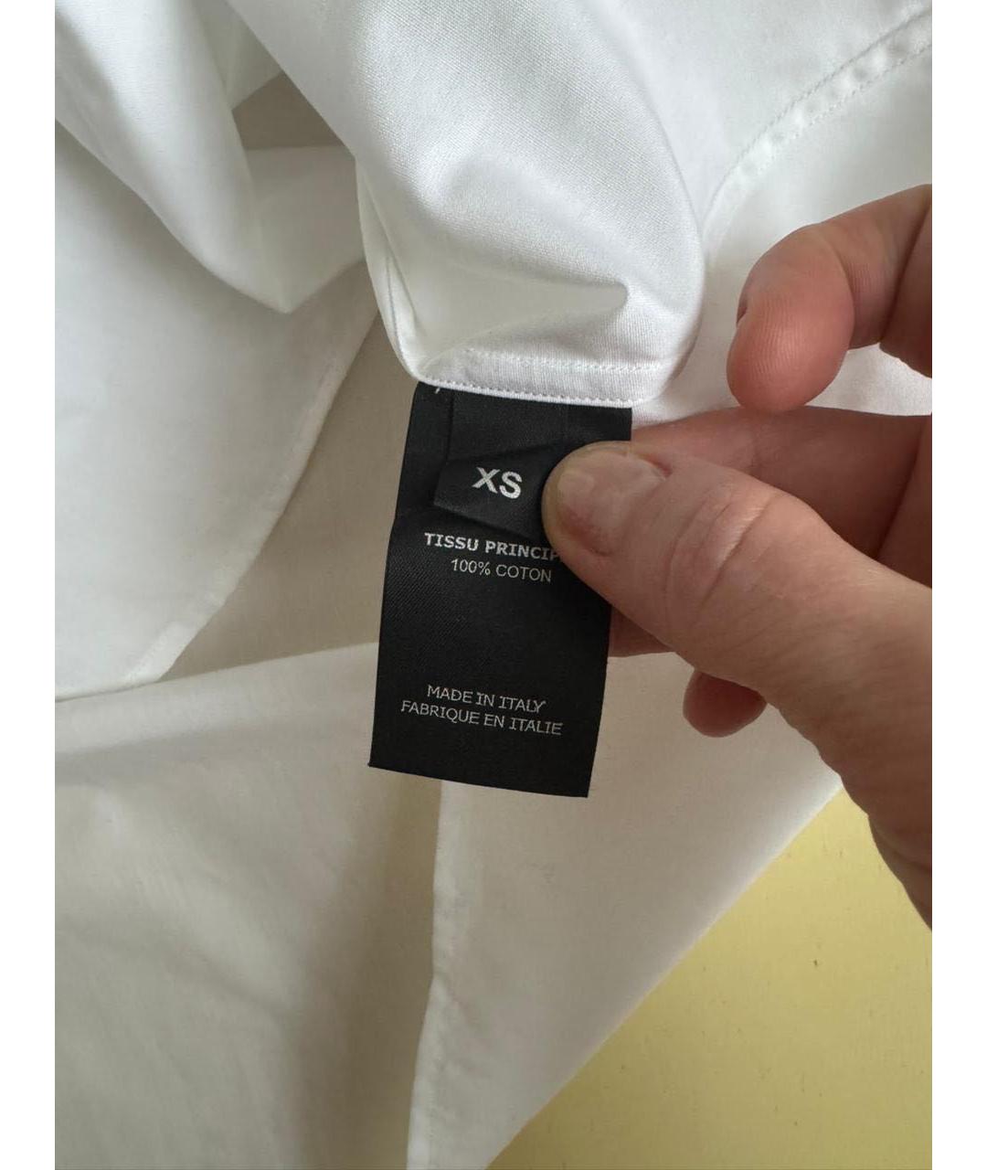 VETEMENTS Белая хлопковая рубашка, фото 6