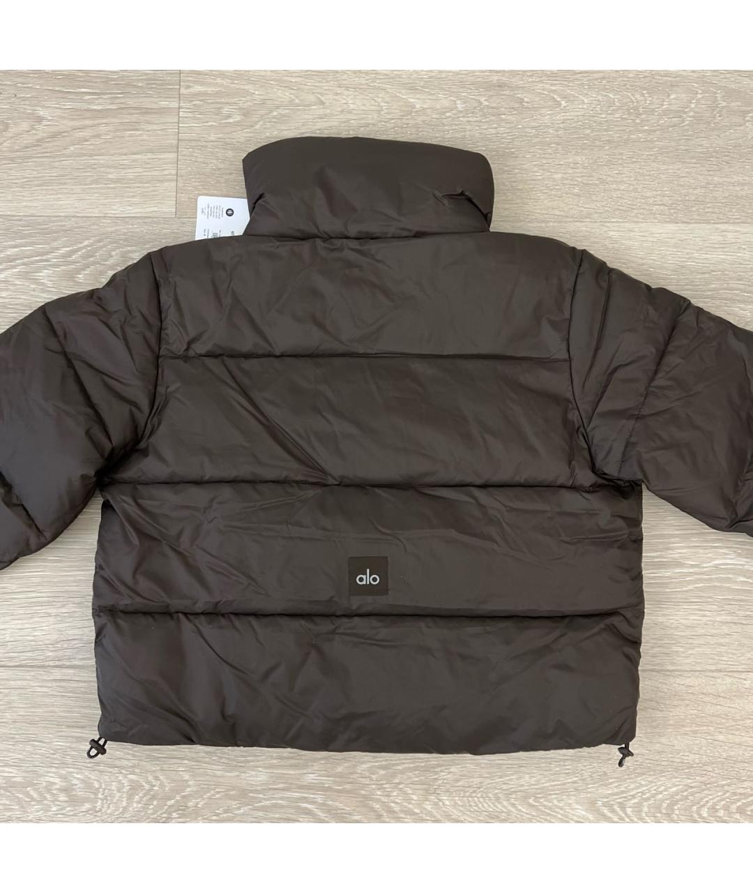 ALO YOGA Коричневая полиэстеровая куртка, фото 5