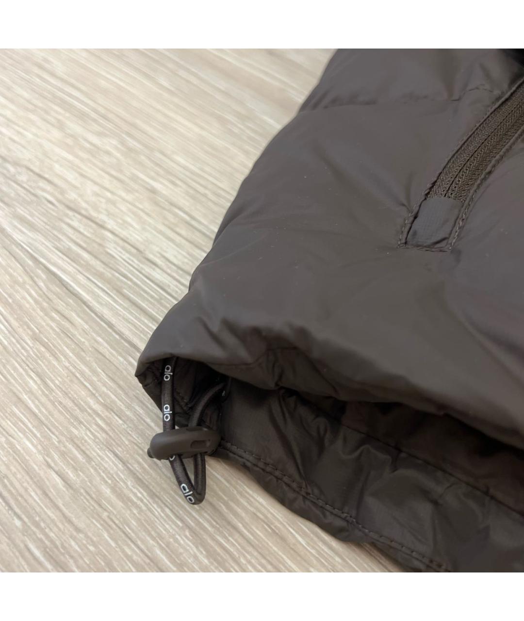 ALO YOGA Коричневая полиэстеровая куртка, фото 6