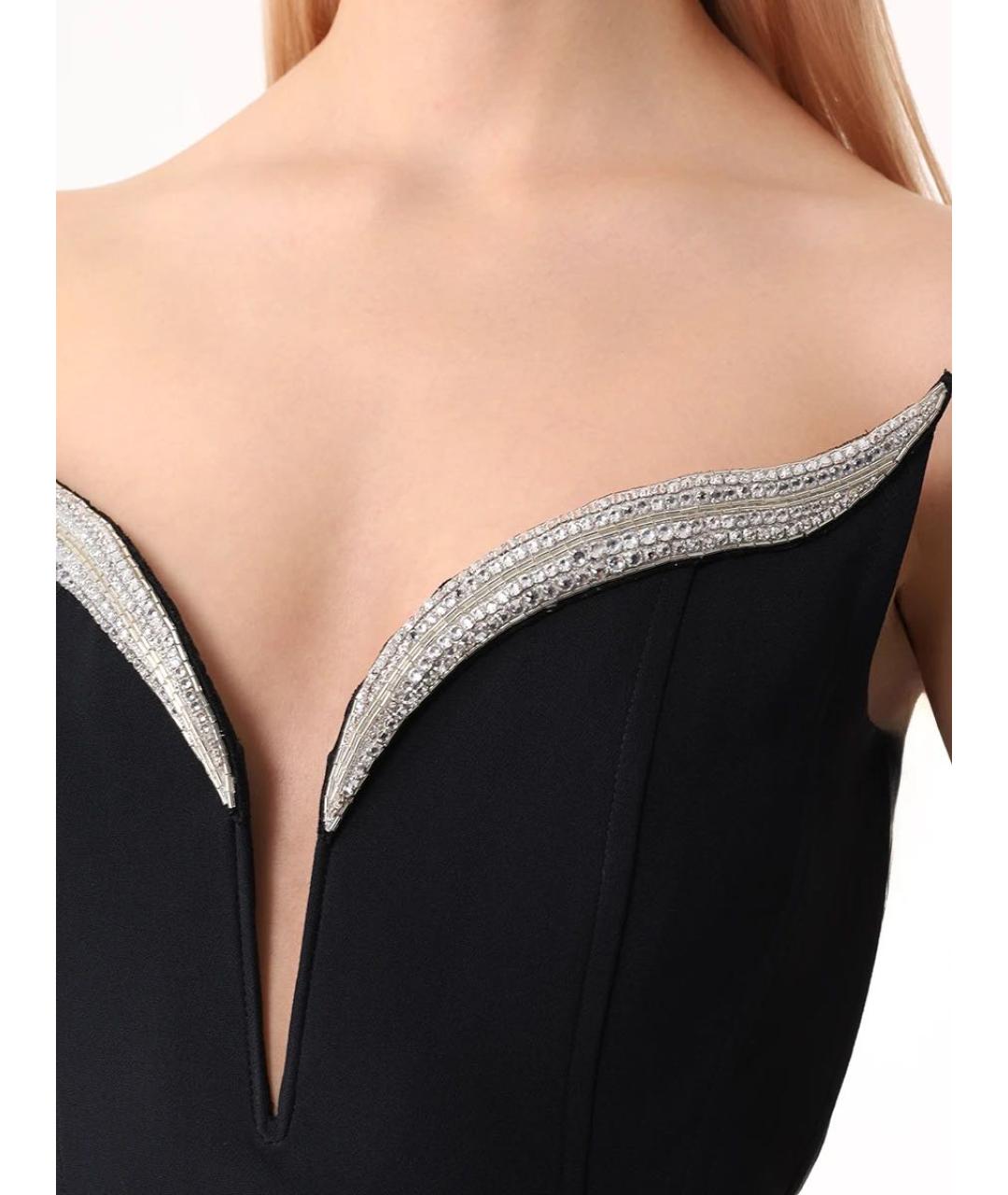 DAVID KOMA Черное коктейльное платье, фото 3