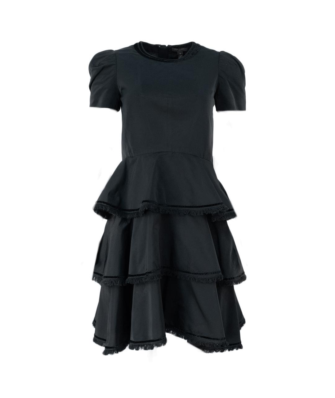 LOUIS VUITTON Черное полиэстеровое повседневное платье, фото 6