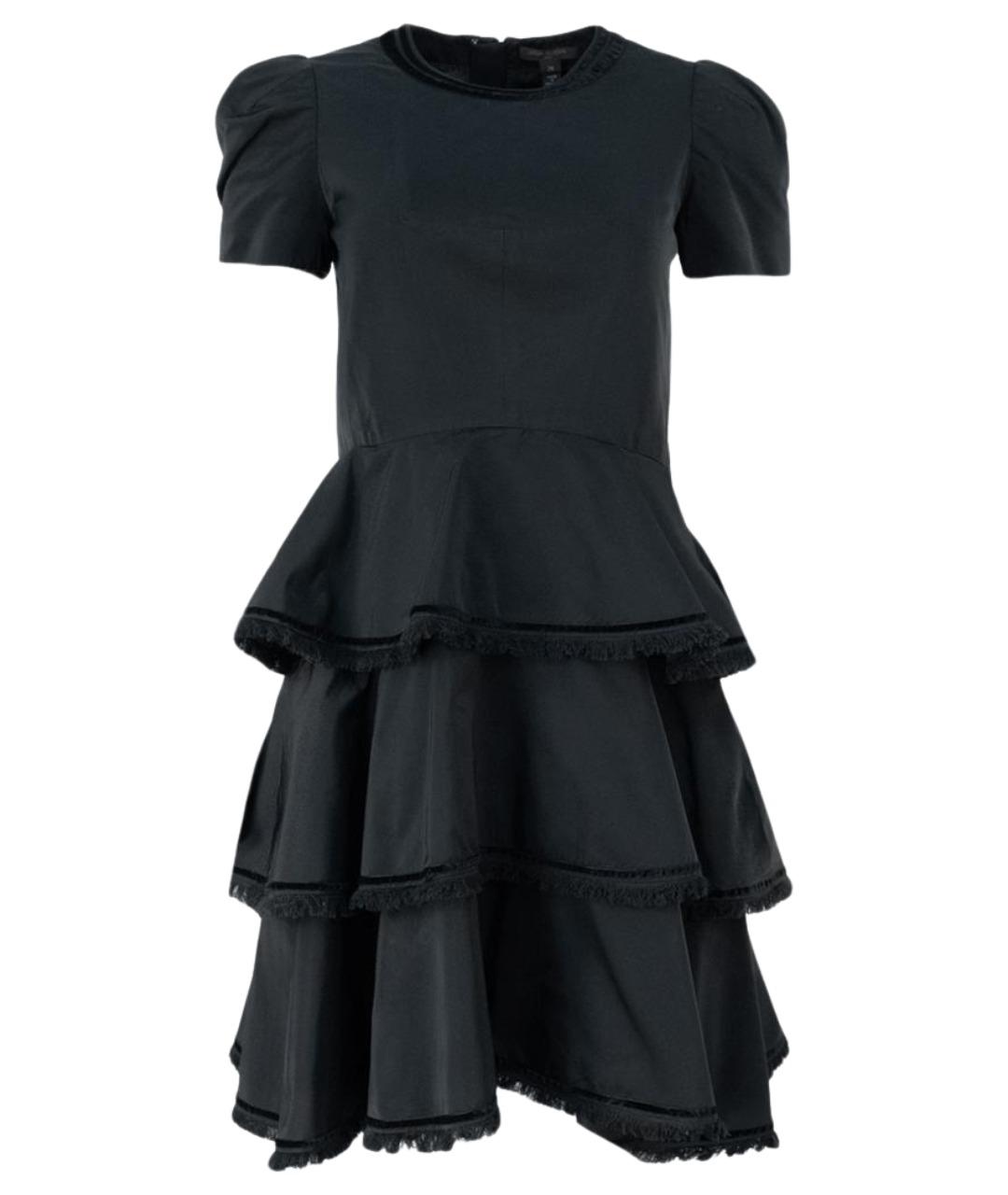 LOUIS VUITTON Черное полиэстеровое повседневное платье, фото 1