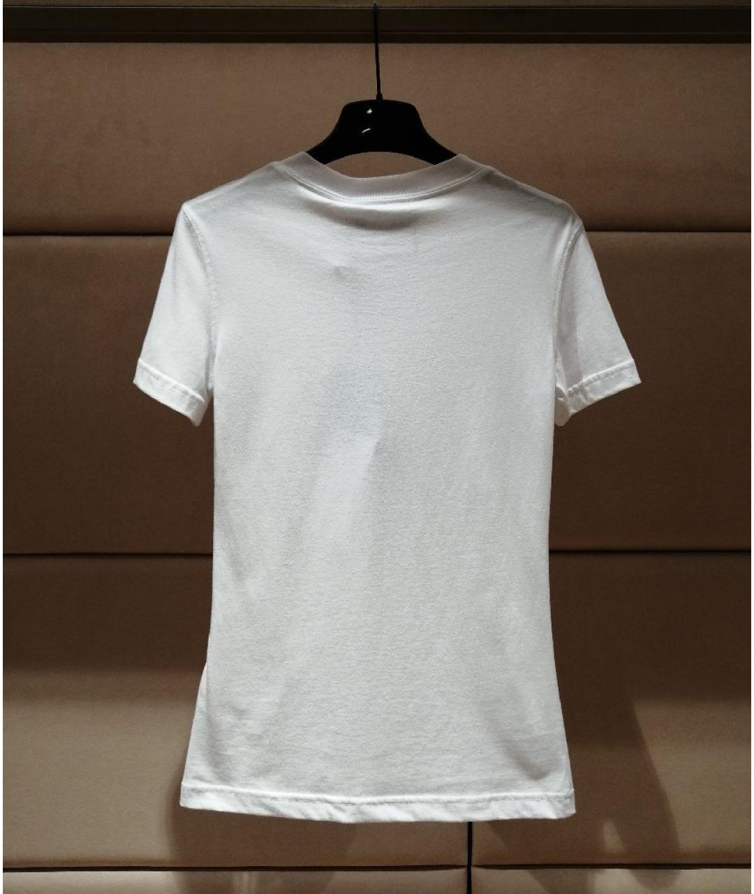 VERSACE JEANS COUTURE Белая хлопковая футболка, фото 2