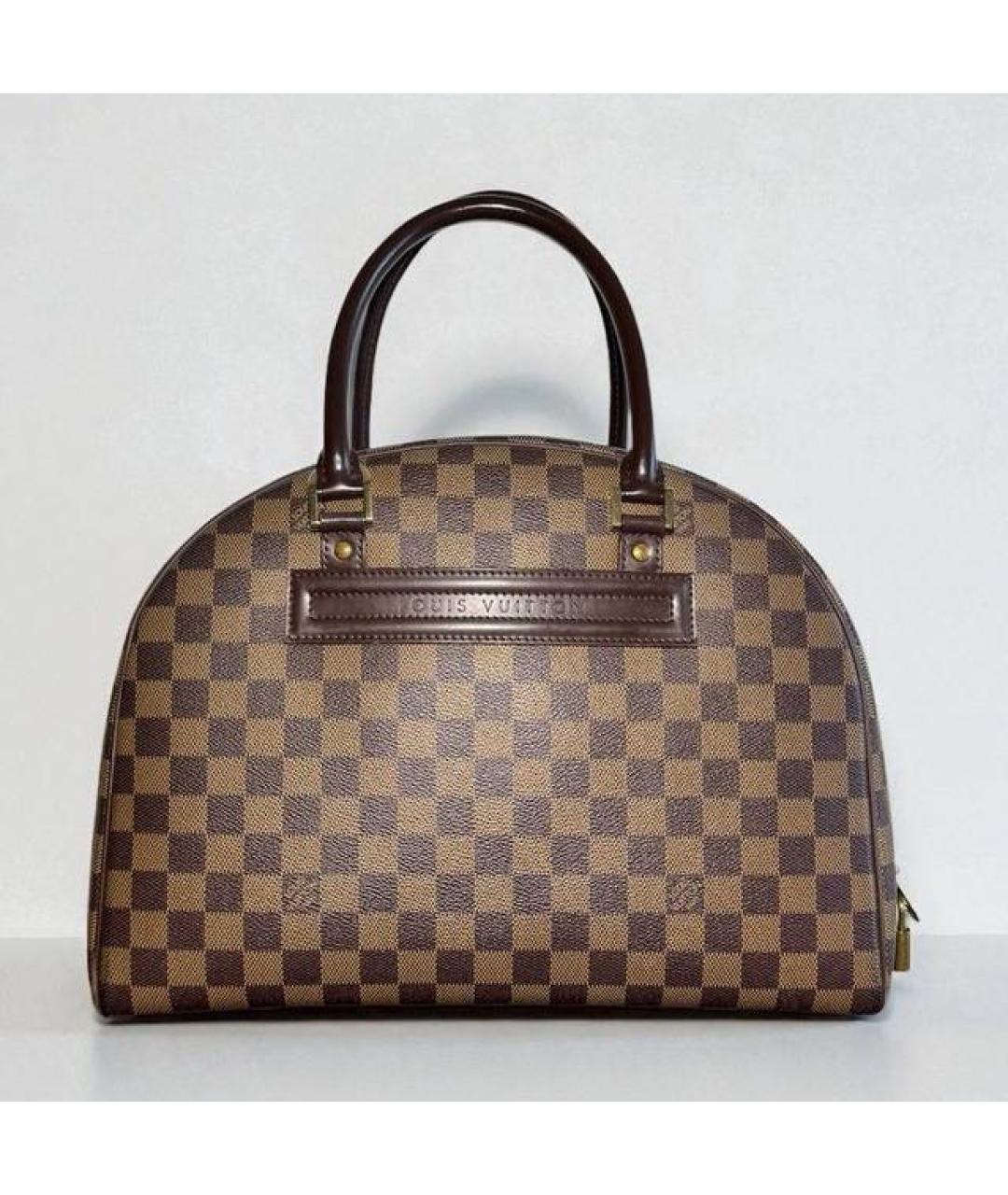 LOUIS VUITTON Коричневая сумка с короткими ручками, фото 7