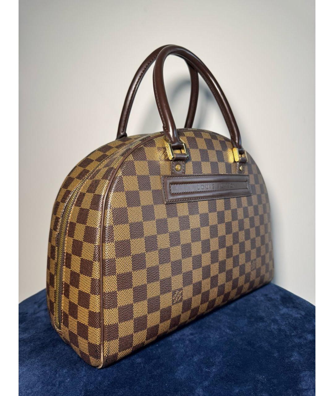 LOUIS VUITTON Коричневая сумка с короткими ручками, фото 5