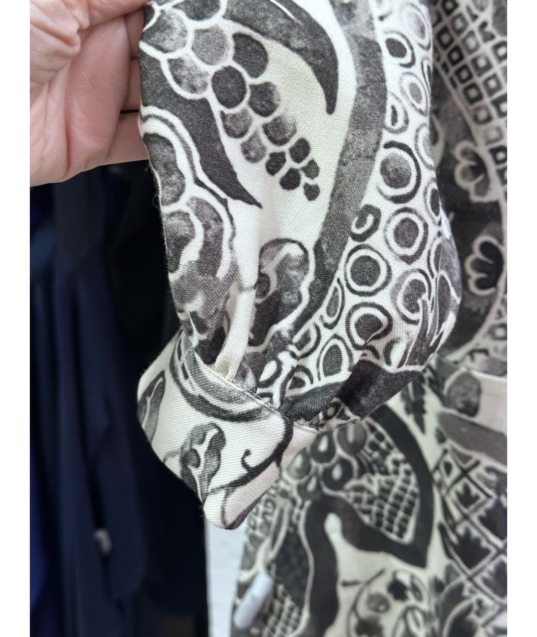 ALBERTA FERRETTI Серое шерстяное повседневное платье, фото 8