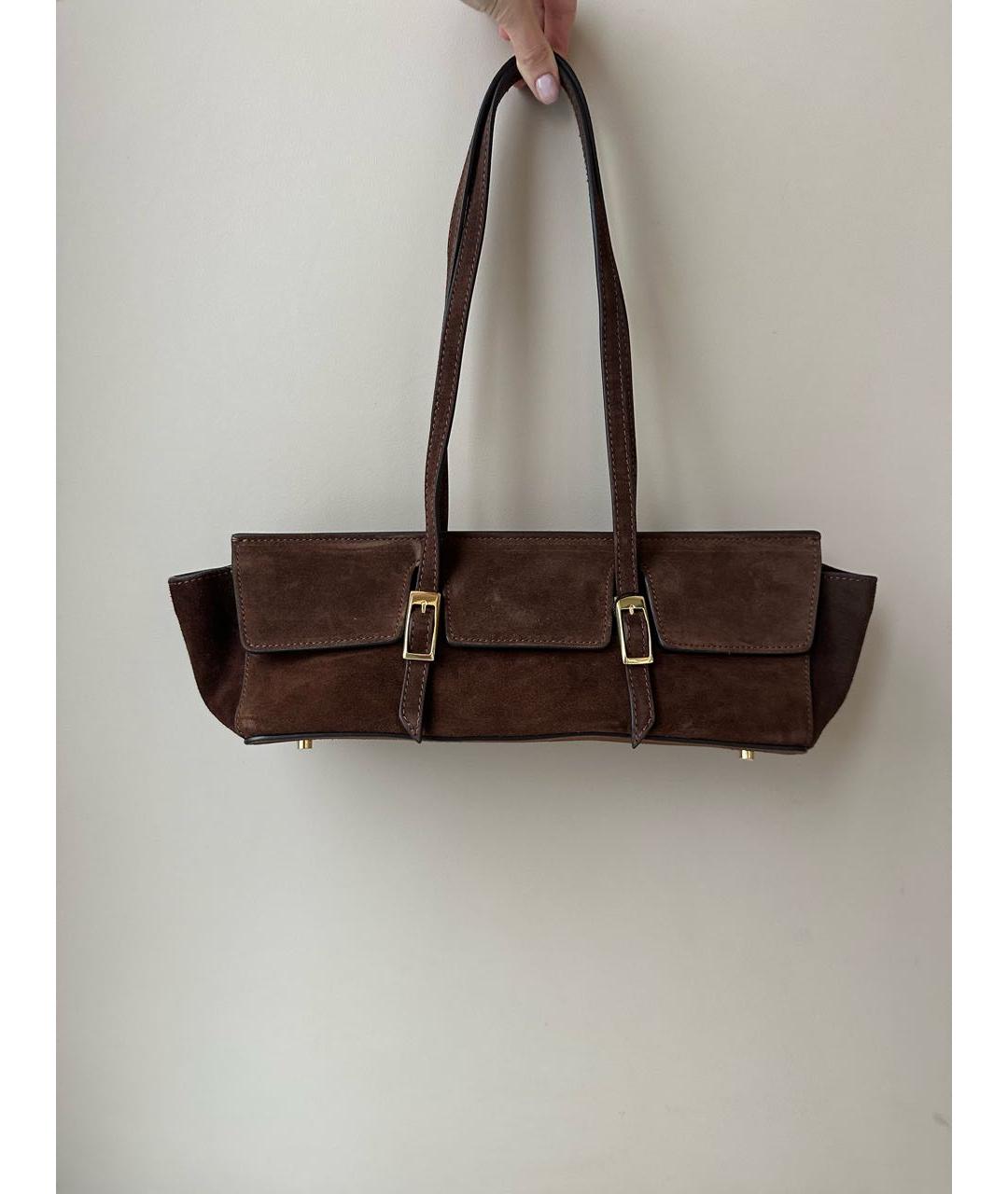 Elleme Коричневая замшевая сумка через плечо, фото 2